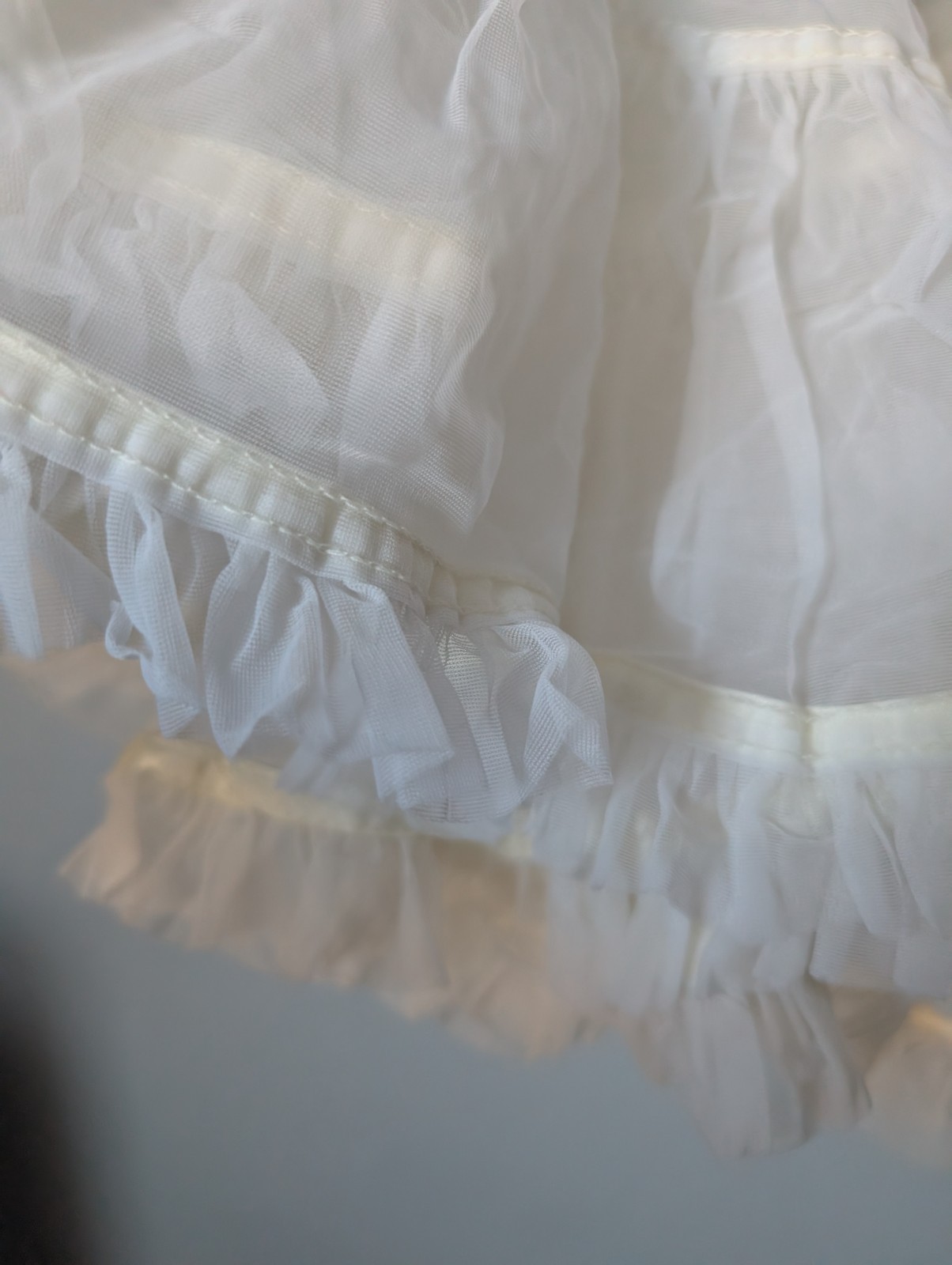 3 Partners Please Malco Modes Extra- 4-Tiers crinoline Square Dance White