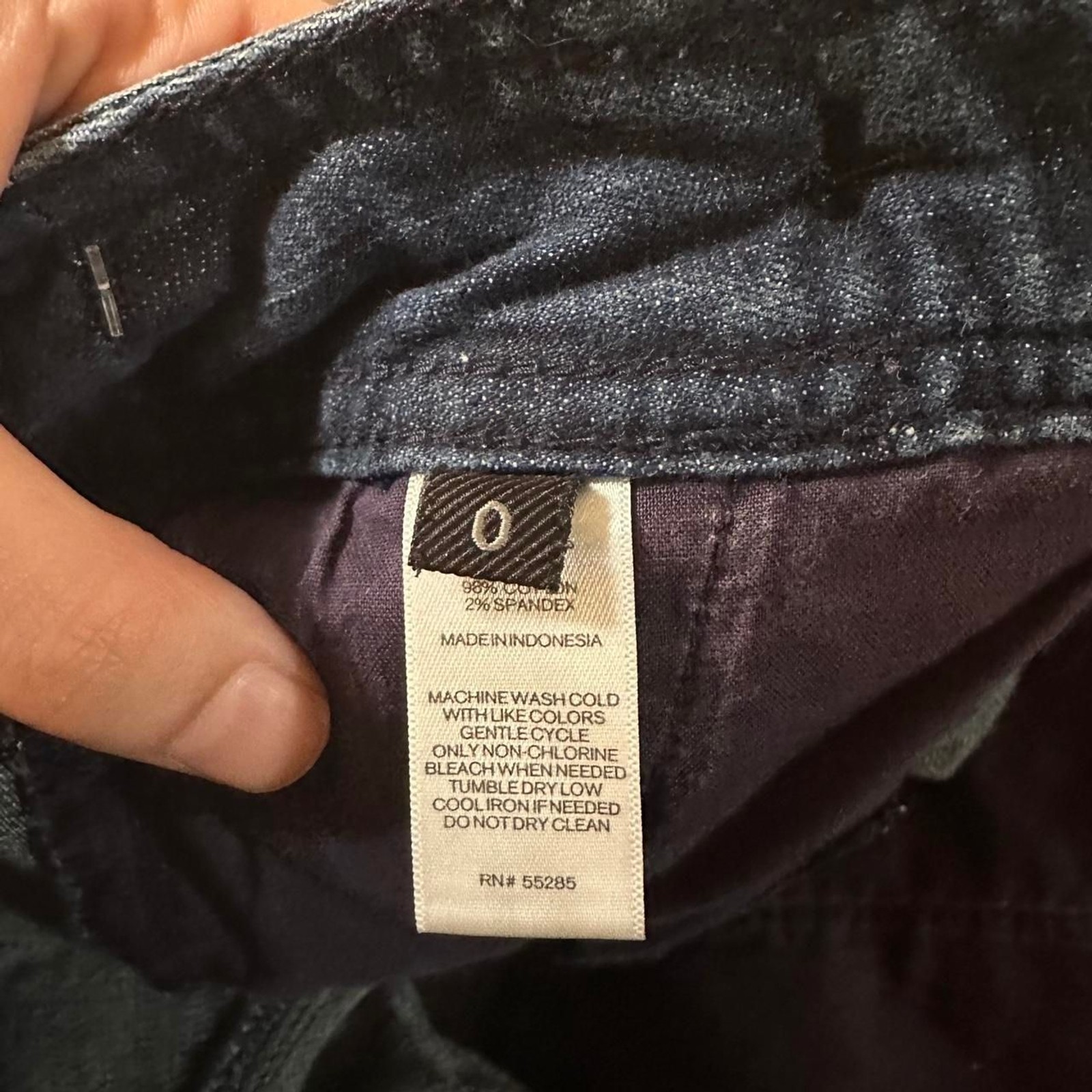 Express 2011 Navy Nautical Double Button Micro Mini Denim Shorts