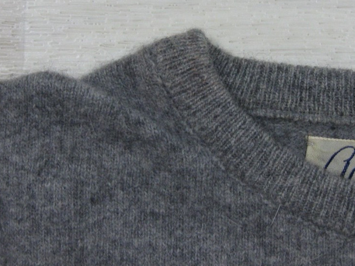 Vintage 50s Garland Dreamspun Sweater Women’s (M) Wool Gray Super Soft Preppy