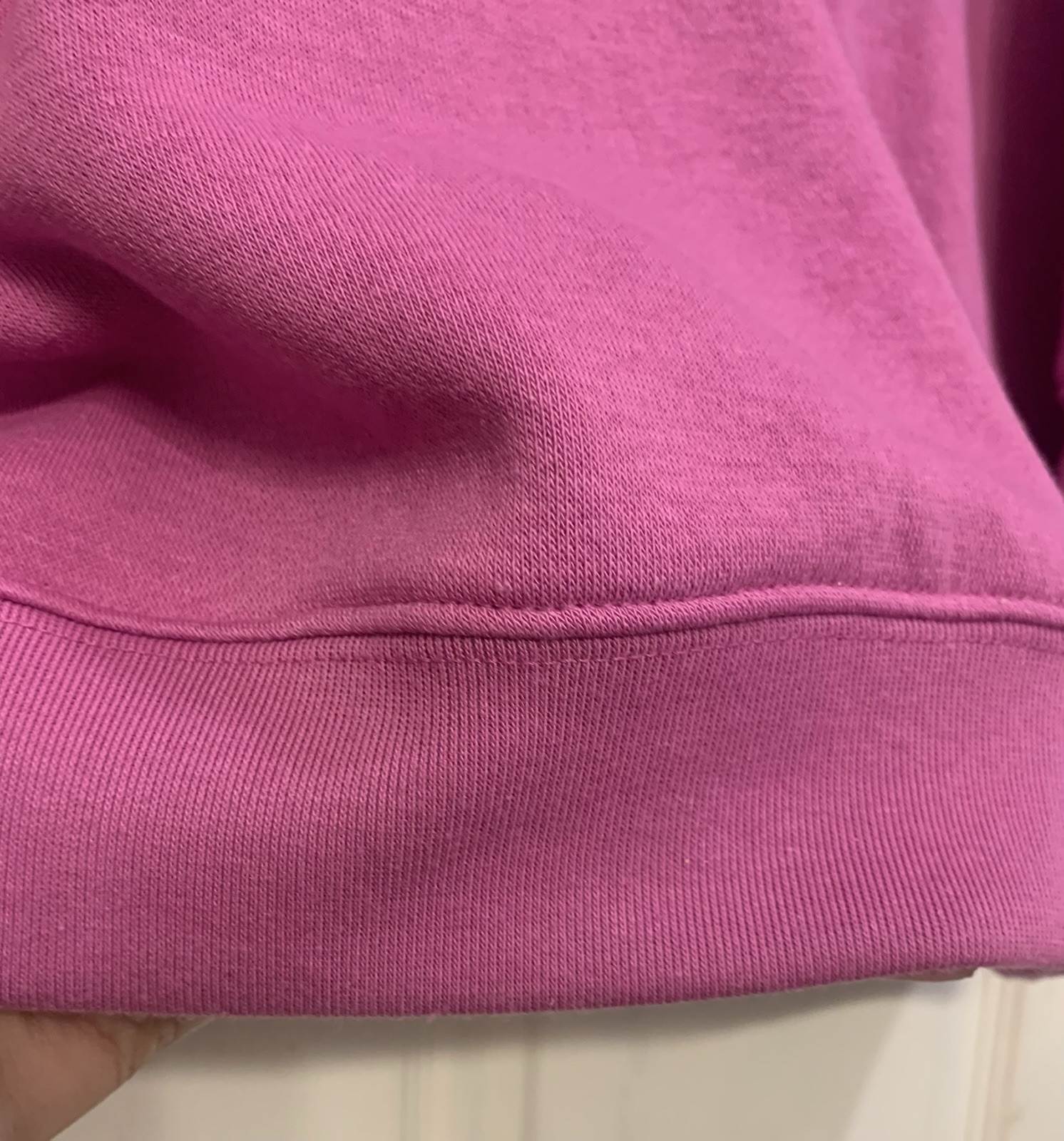 Blair Vintage Purple/Plum 1/4 Zip Double Floral Collar 2x Sweater. 2226
