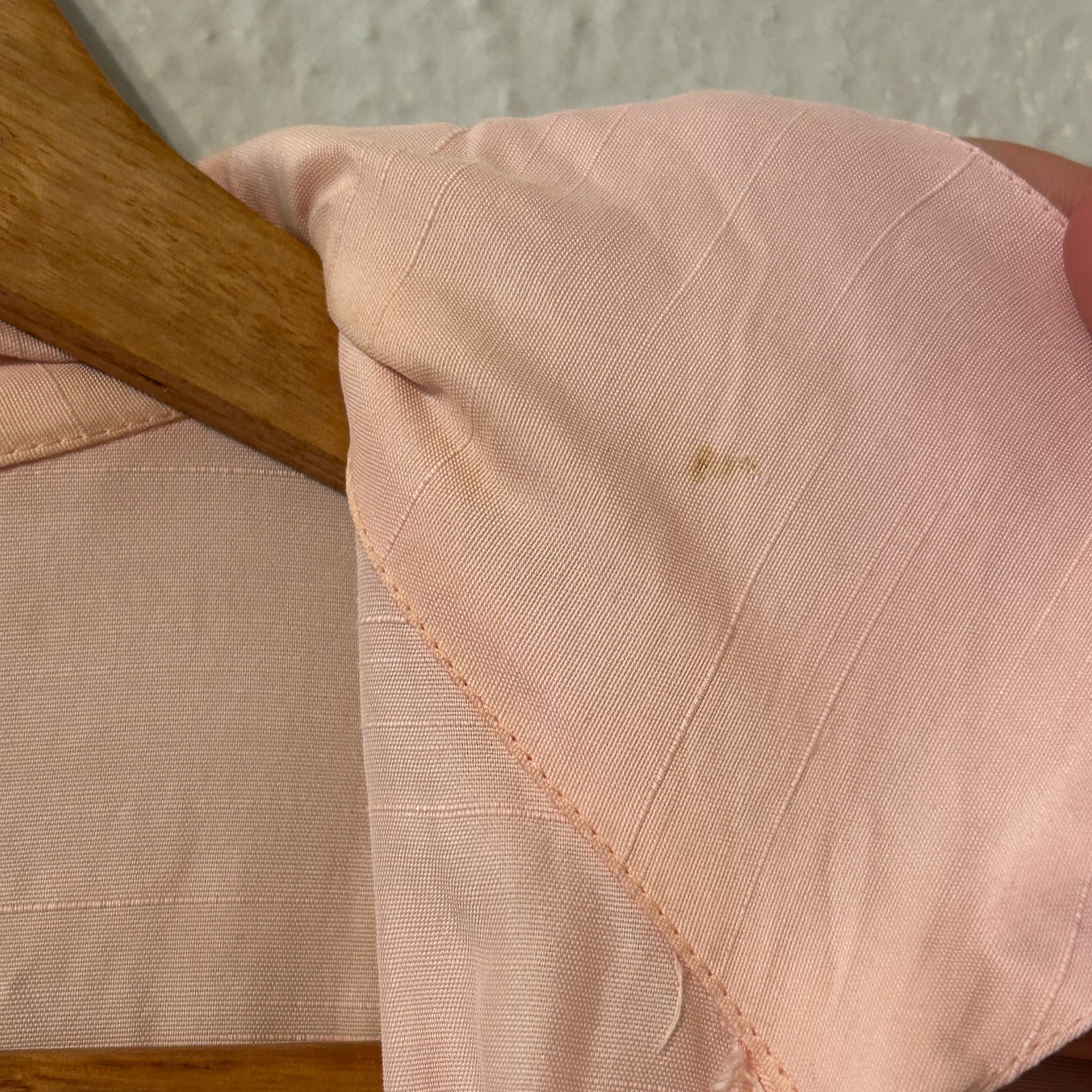 Vtg 1940s 50s Womens Sz L Pink Day Dress Rockabilly VLV Textured Rayon