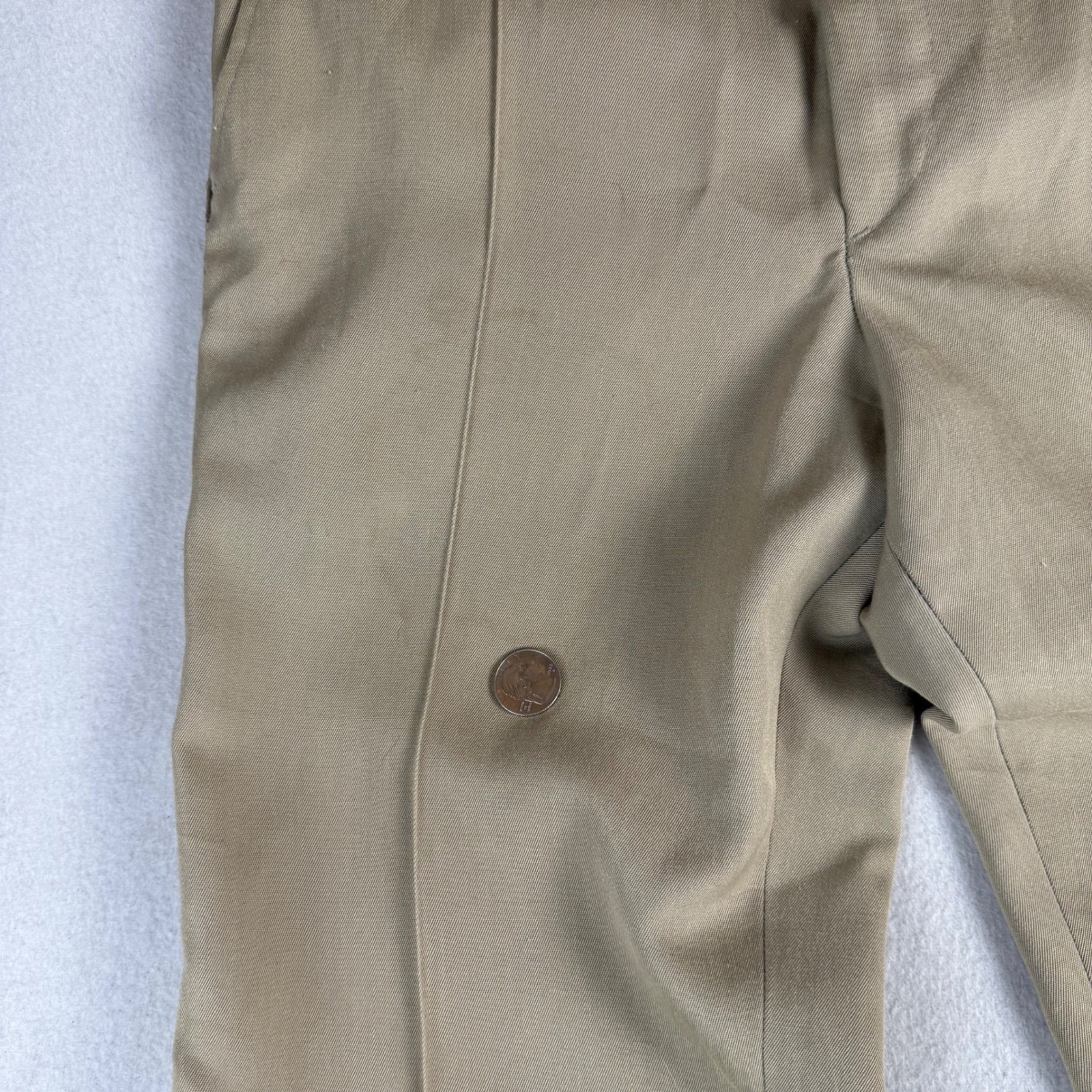 Vintage Levis Panatela Tan Khaki Flare Leg Trousers 70s Wide Leg Pants 31×30