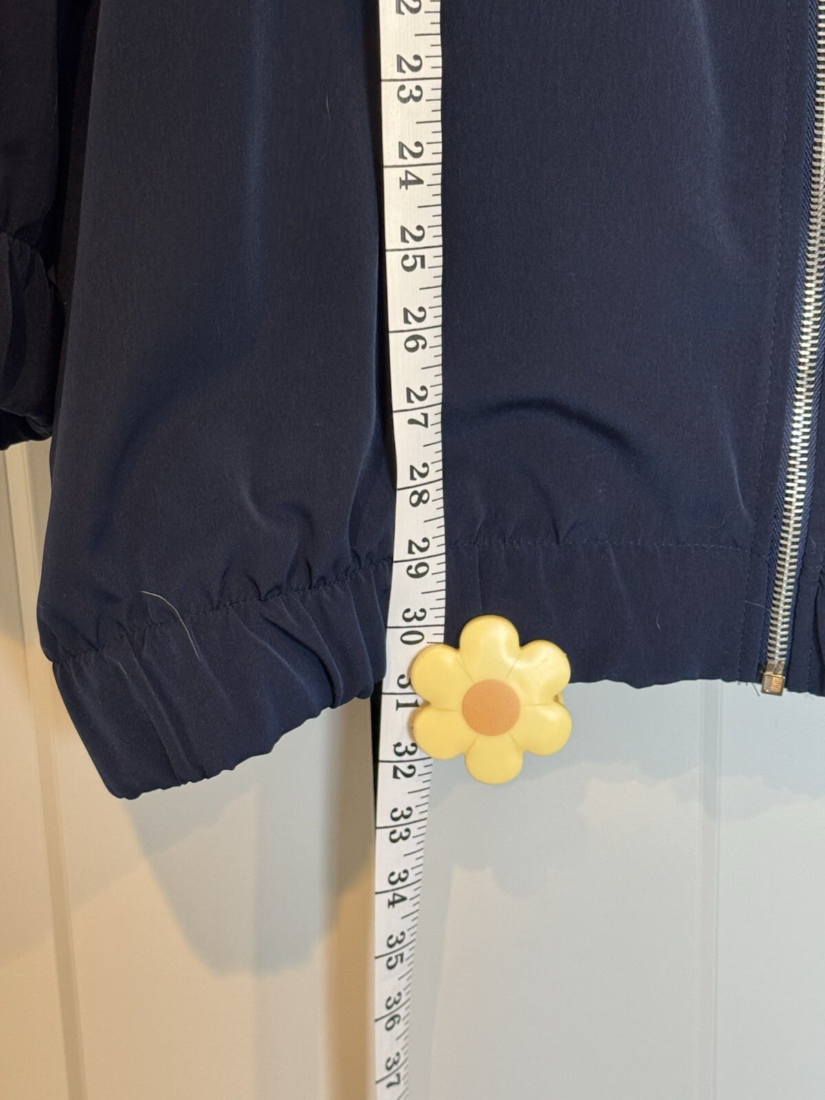 Silver Threads Navy Blue Jacket Size XL Vintage 90s Silver Stars Zip Retro