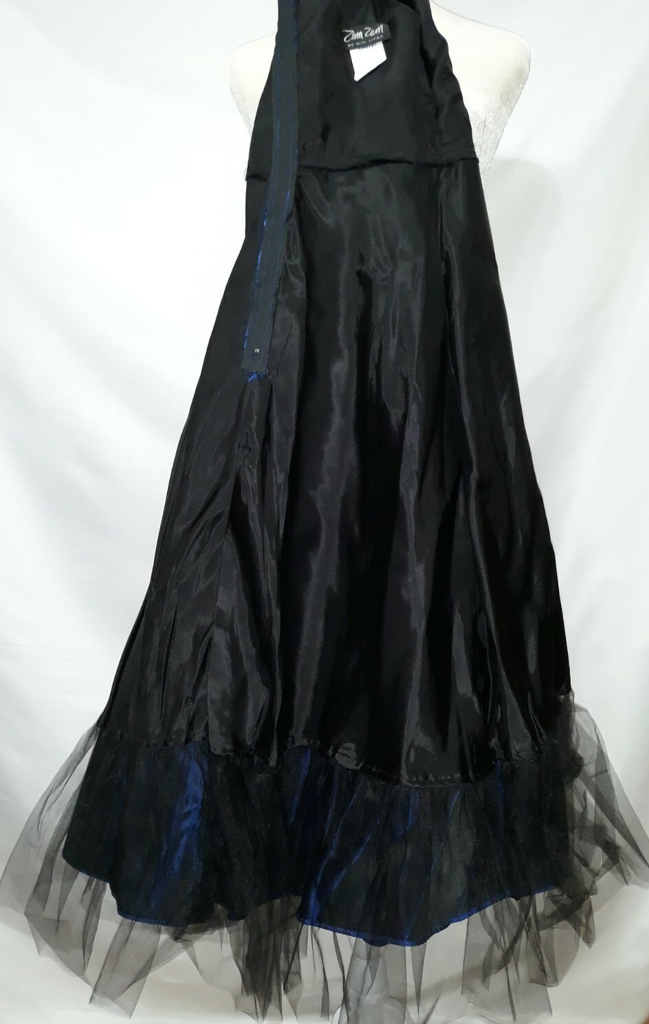 NWT Vintage Zum Zum By Niki Livas Cobalt Irridecent Women’s Dress Size 5-6