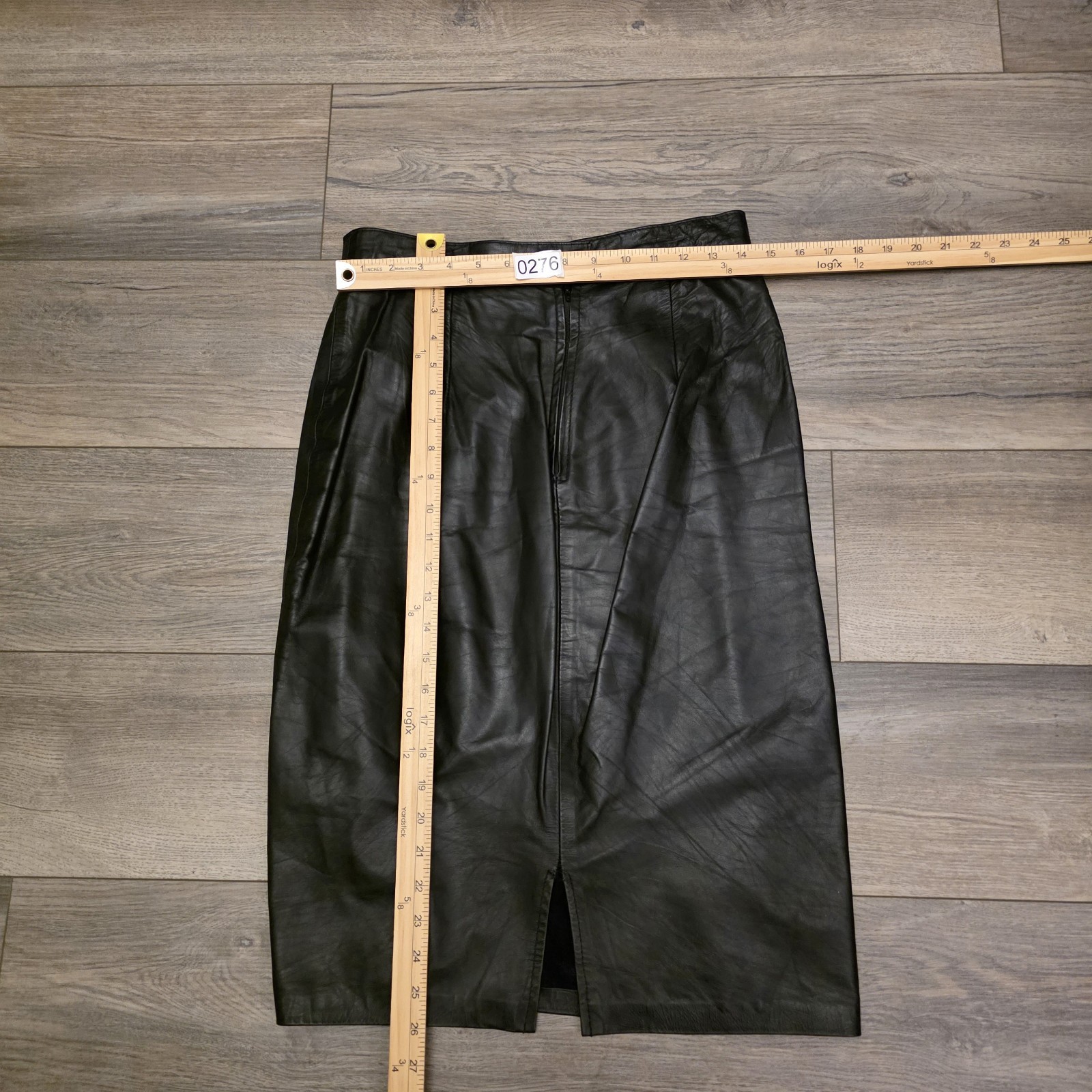 Vtg Skirt 80-90s Geuine Leather G-III Leather Fashions Size 12