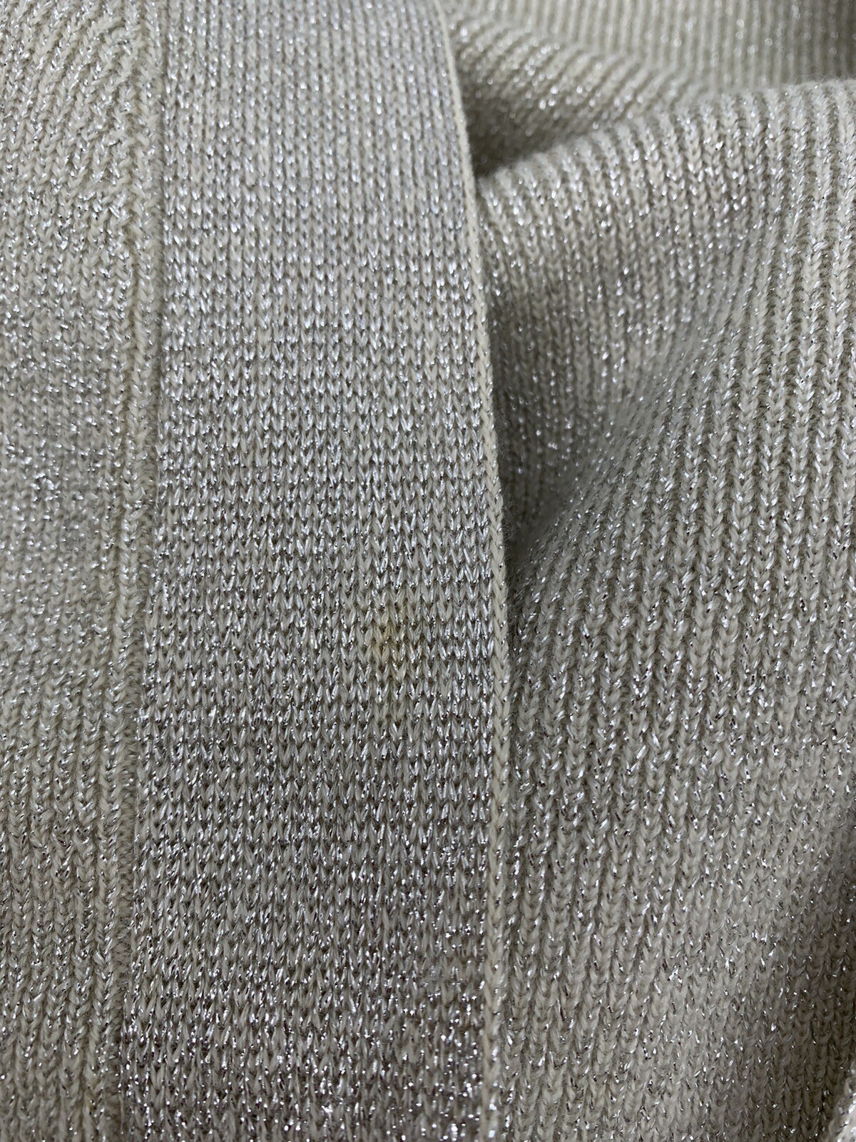 VTG 70s Prairie Knit Wool Glam Maxi Dress Cardigan Jon-Michel 9-10 Cottagecore
