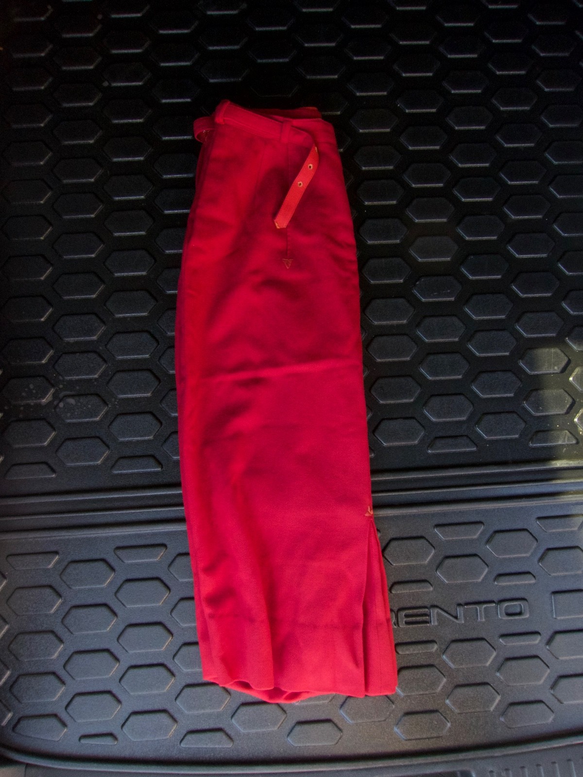 Vintage 1950s Saks Fifth Avenue Cashmere Herringbone Skirt 26″ High Waist Maisel