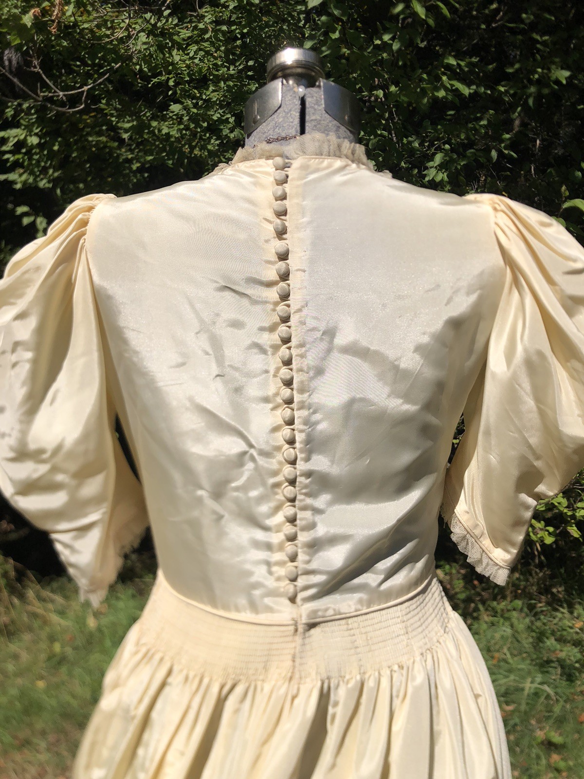 Vintage 1930’s Very Sweet Simple Wedding Gown Dress 34-26-60