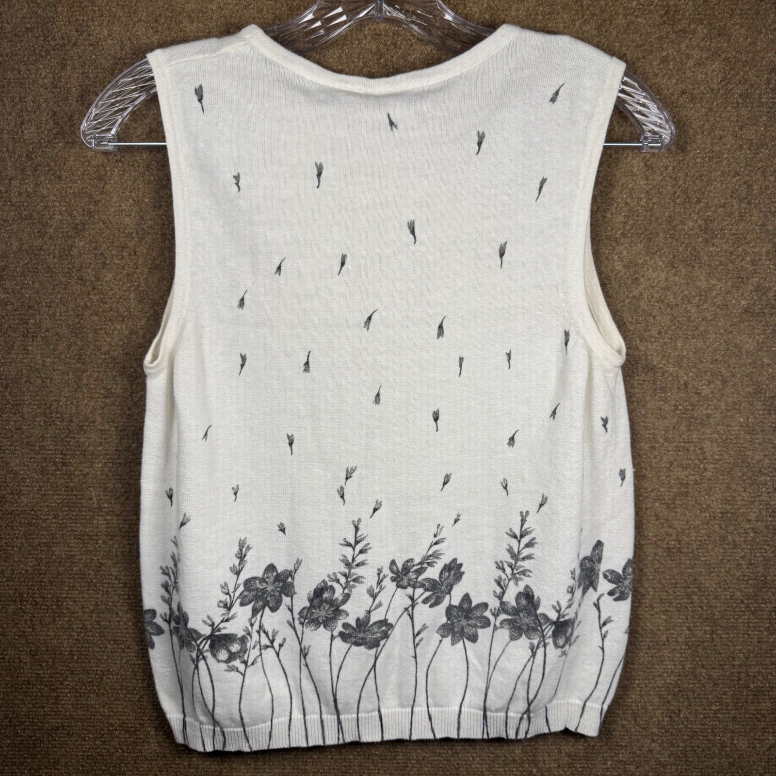 VTG Fashion Bug Tank Top Womens Medium M Cottagecore Cotton Heavy Cotton 90s