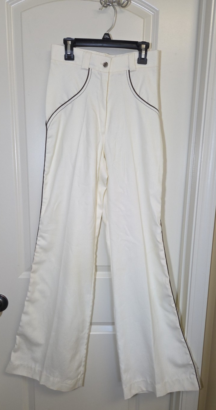 Vintage SIDE KICKS Western Suit Flare Pants Jacket Size 9 Women Equestrian 1970s