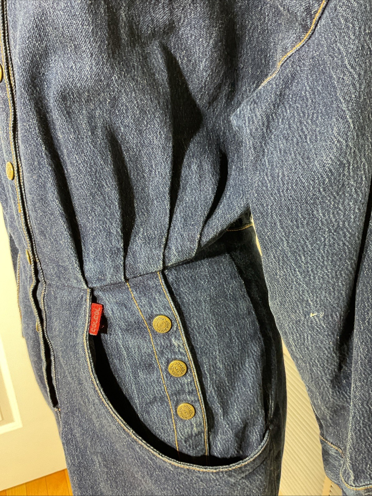 Rare 1980’s Vintage Rococo Jeans Dress Midi Size 8 Excellent Condition