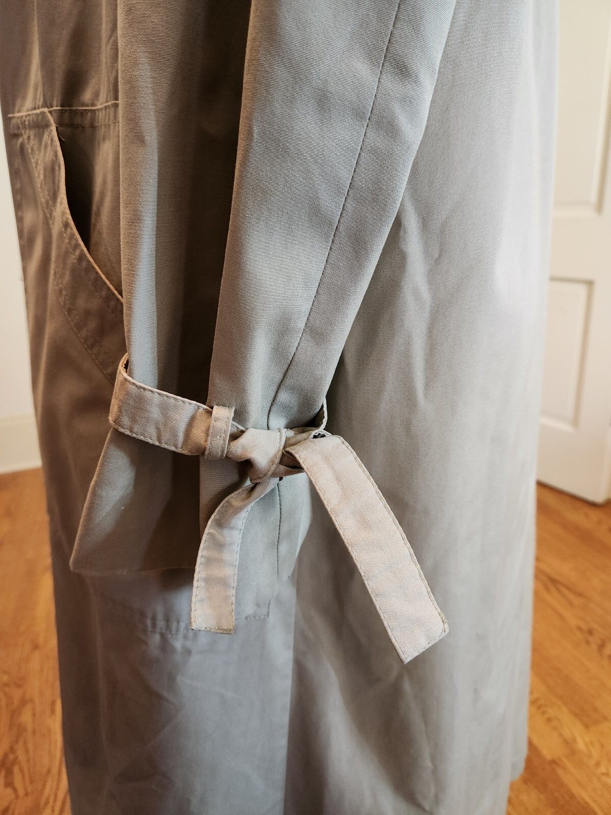 Vintage 1960’s Coatworks by Jerold trench coat, Sz 11/12