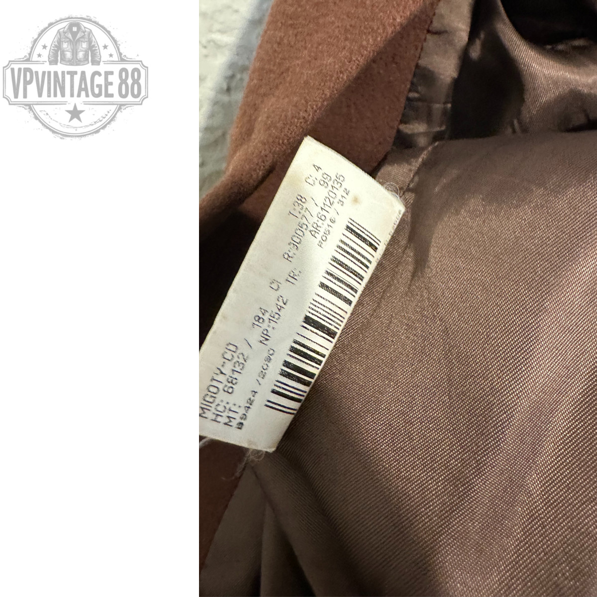 Vintage Burberry Prorsum Brown Cashmere Wool Winter Women’s Trench Coat