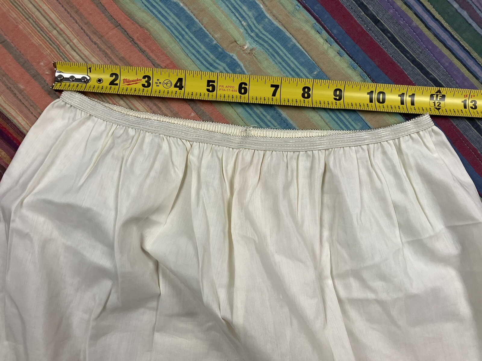 Vintage FIGURFIT 24-32” Poly Nylon LACE Hem lingerie slip 23” Length USA