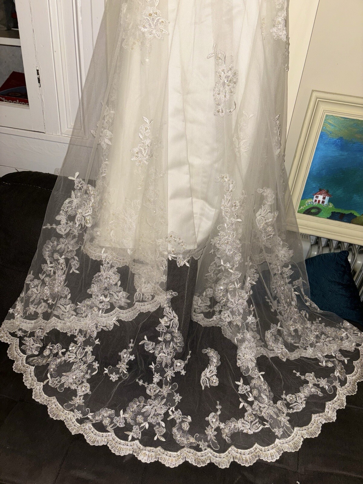 Classy And Classic, Deneki’s, Beaded Lace And Train