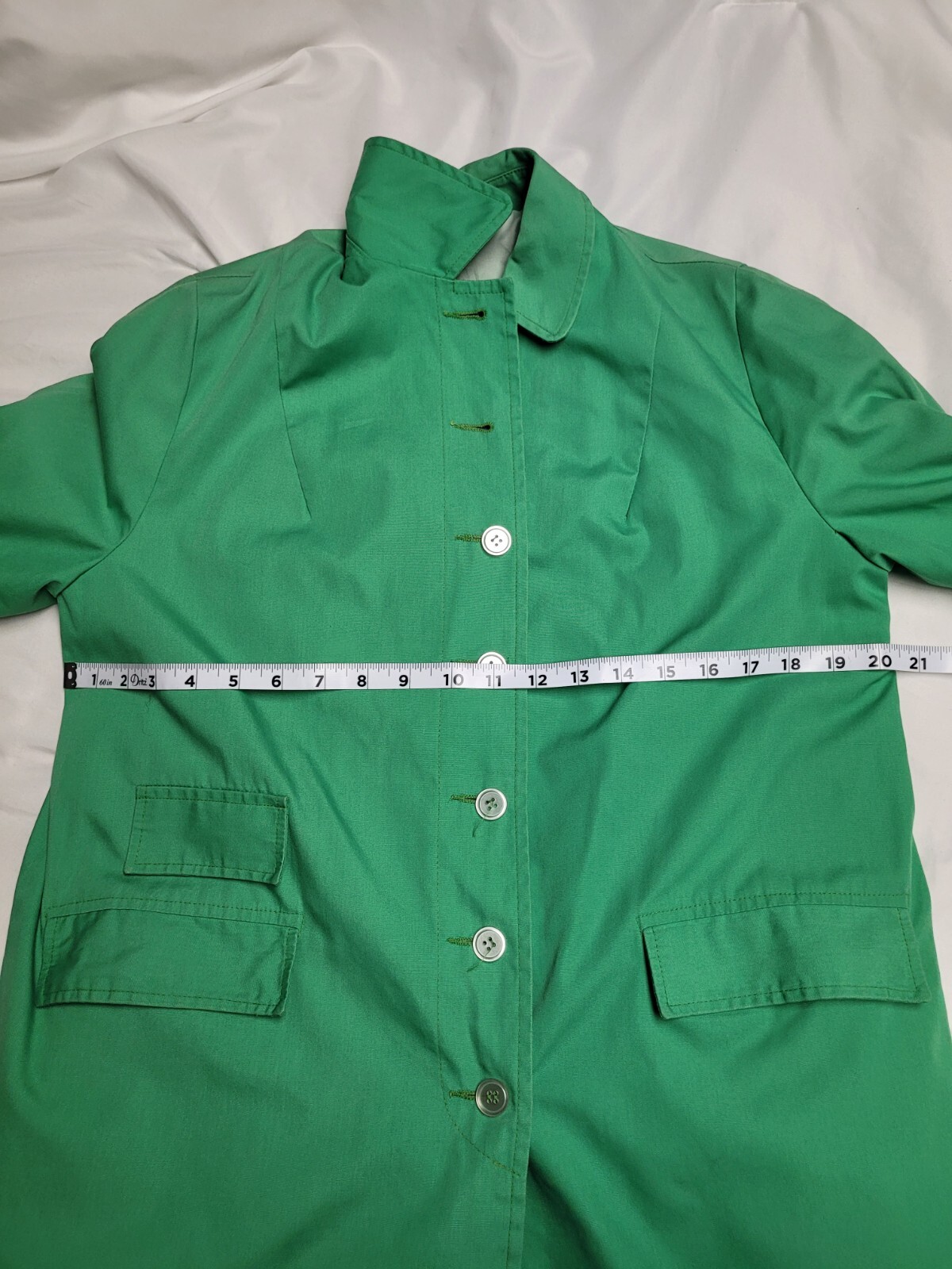 Vtg70s Linedtrench coat Green Currituck Outer Banks Collection by Jerold No Size
