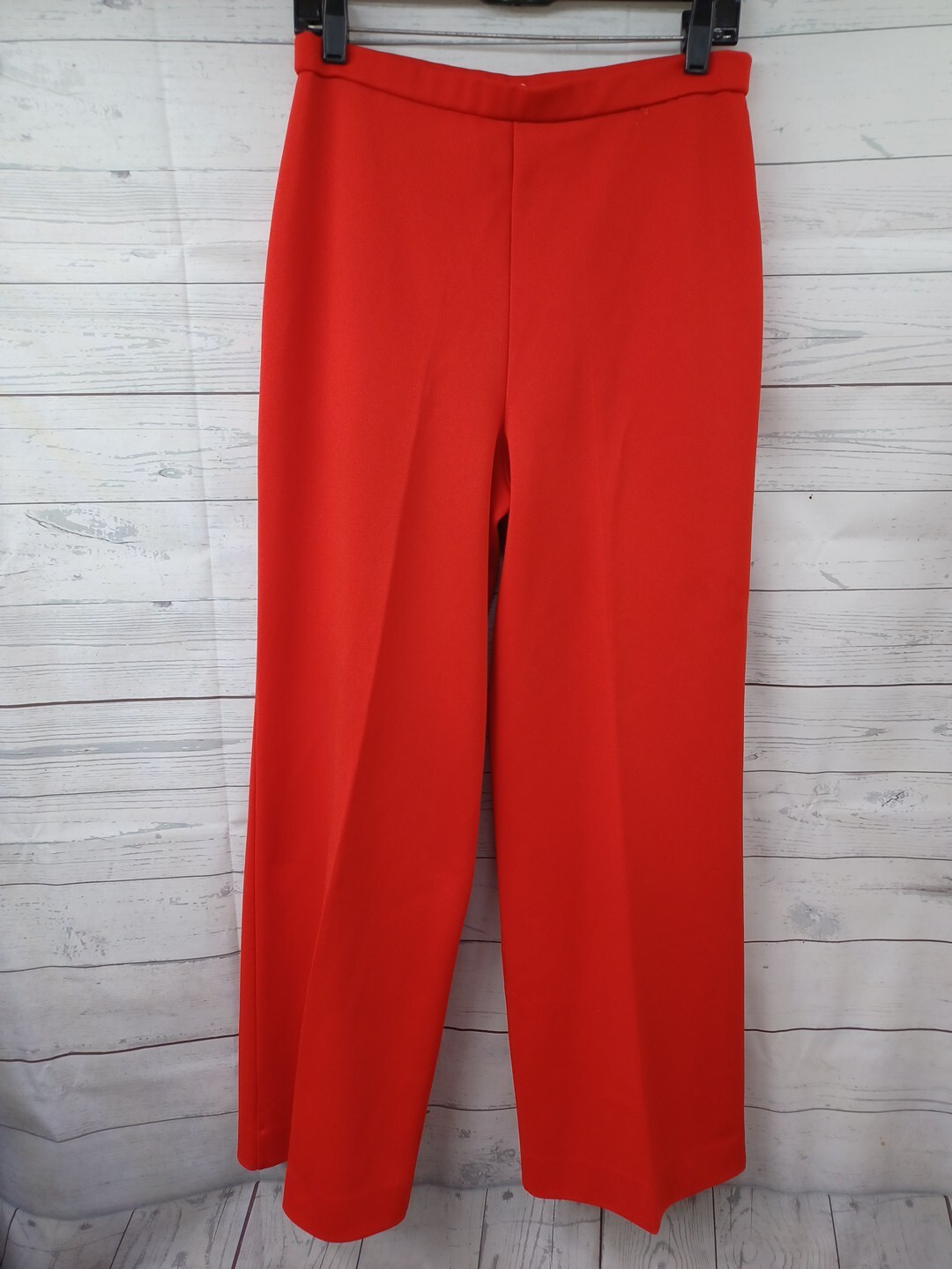 Vtg Women’s Red Koret of California Pants Straight Leg Sz 8 Waist 30″ Inseam 28″