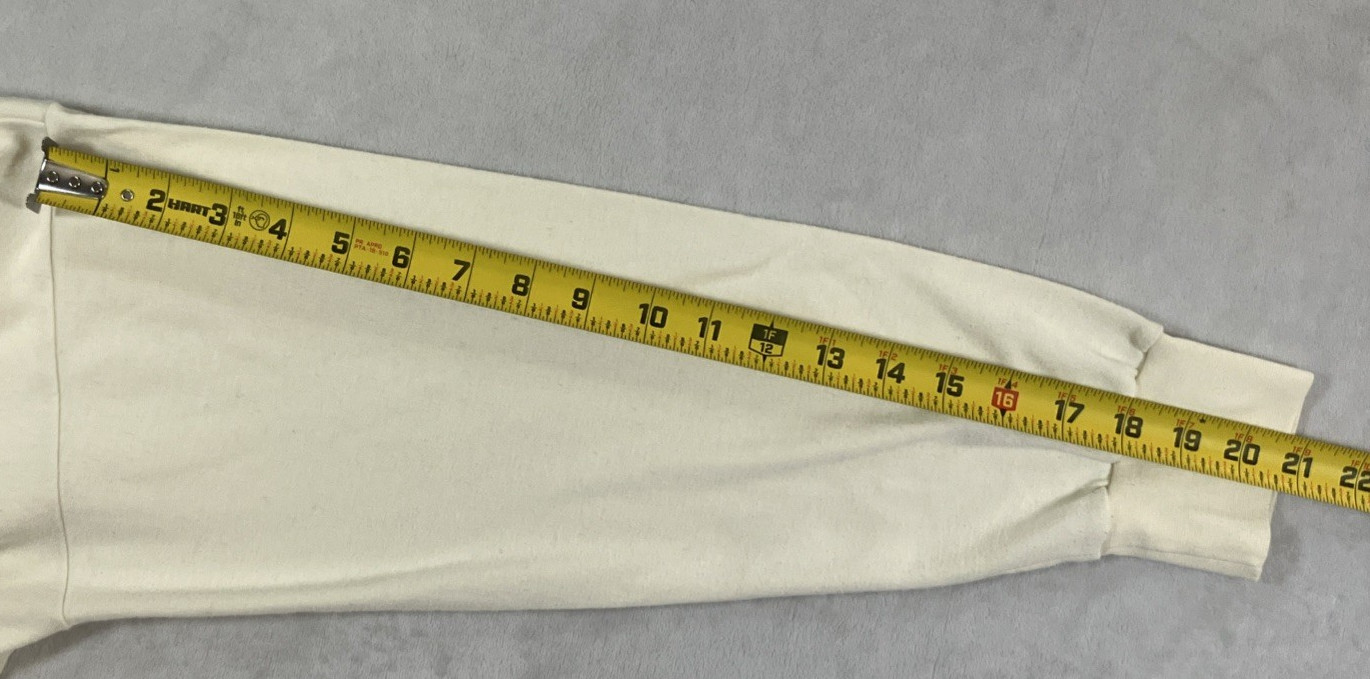 Vintage I.V.Y Turtleneck Sweatershirt Woman’s Ivory Size Large Y2K Long Sleeve
