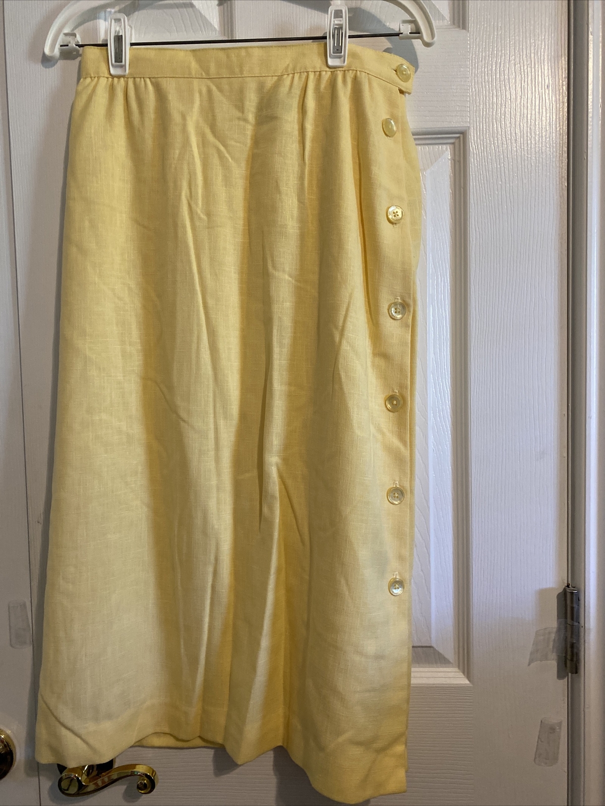 Skirt. Solos By Koret Size 12 Yellow. Vintage. NWOT