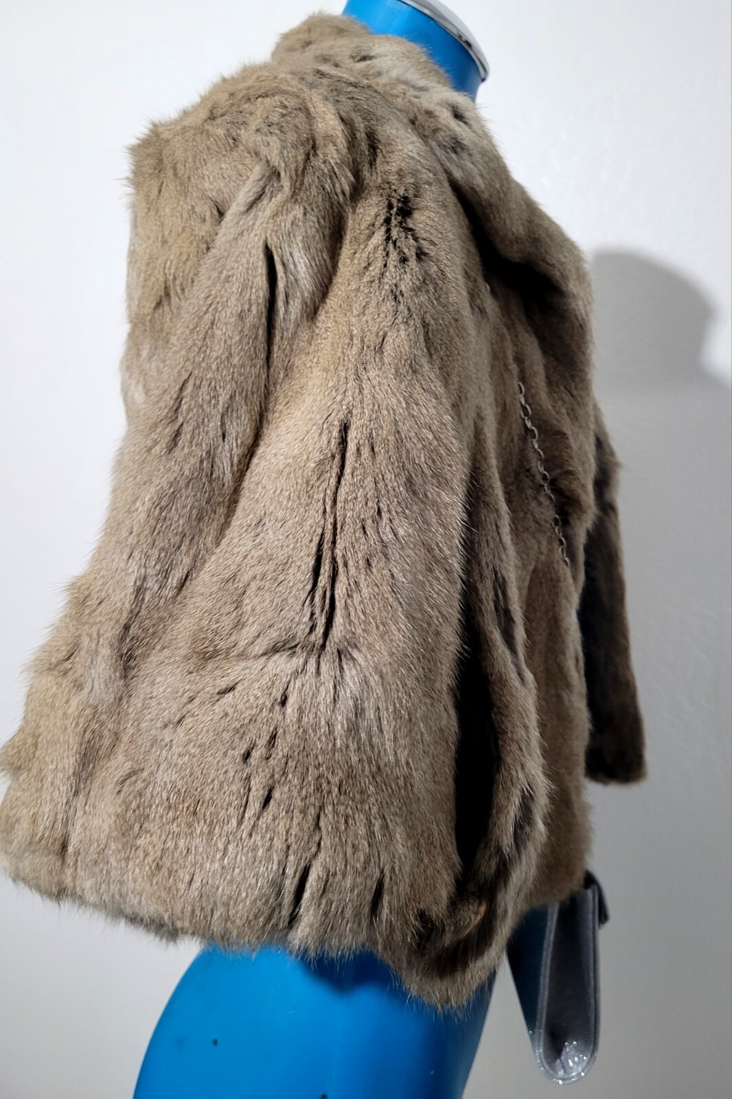 Beautifull Vintage Mink Genuine Cape Capelet Stole Brown Size M Bullock’s Furfs