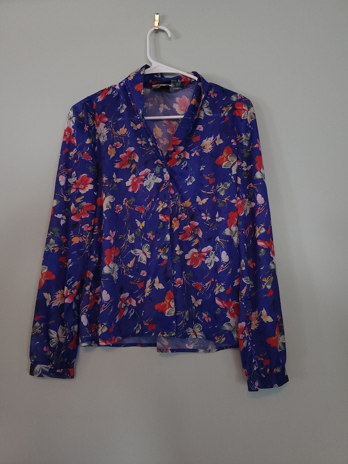 Vintage Organically Grown by Arpeja Floral Button Down Shirt