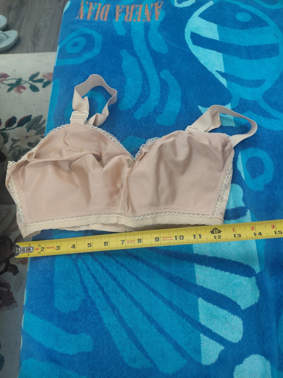 Vintage Lady Cameo Lingerie Bra Size 32H