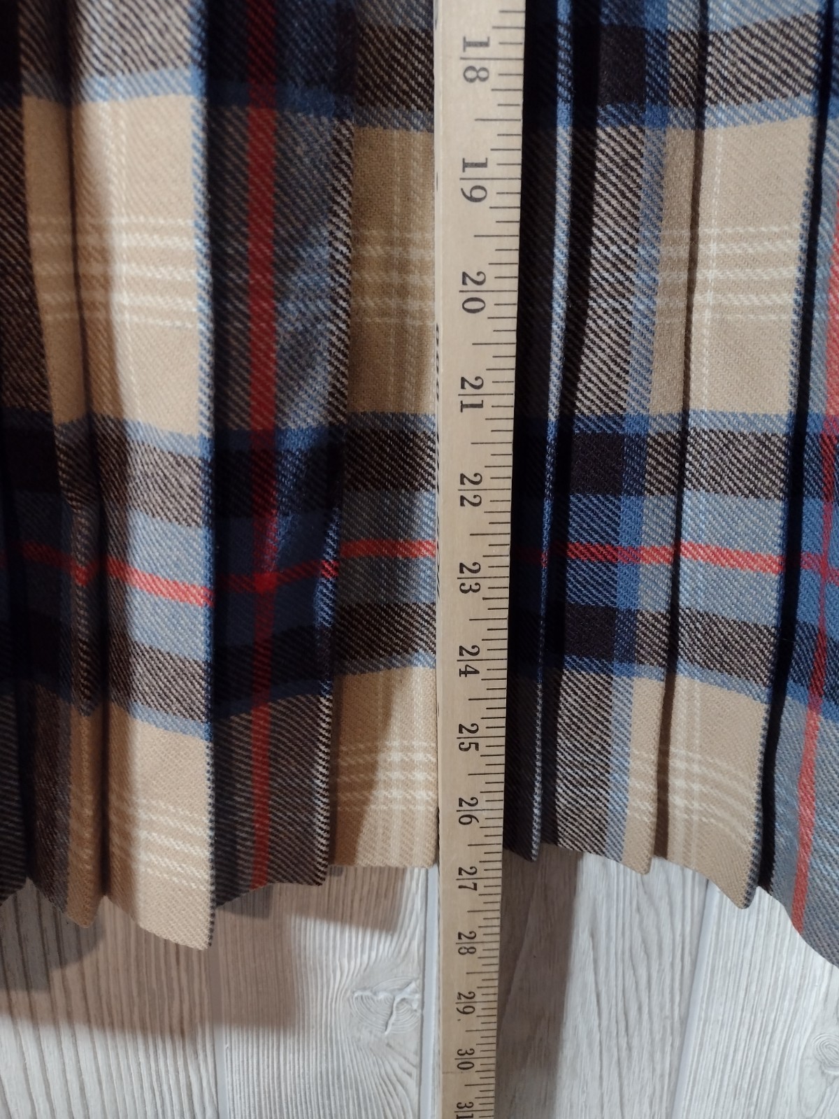 Vintage James Dalgliesh Wool Tartan Plaid Scottish Kilt Skirt UK 12 US 8 Preppy