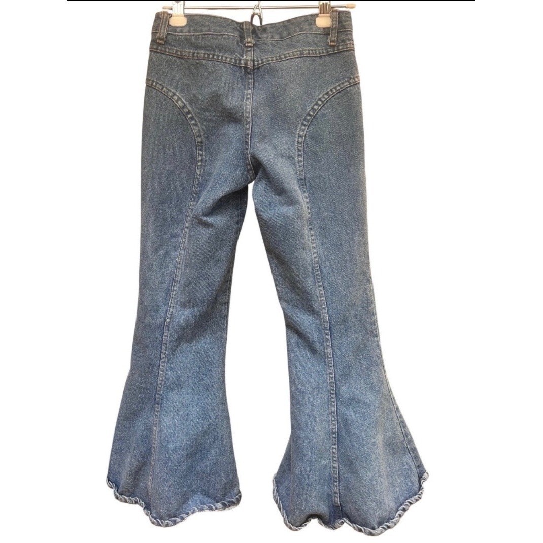 Made in the Shade Vintage Flare Jeans Blue Light Wash Paneled Bell Bottoms 5
