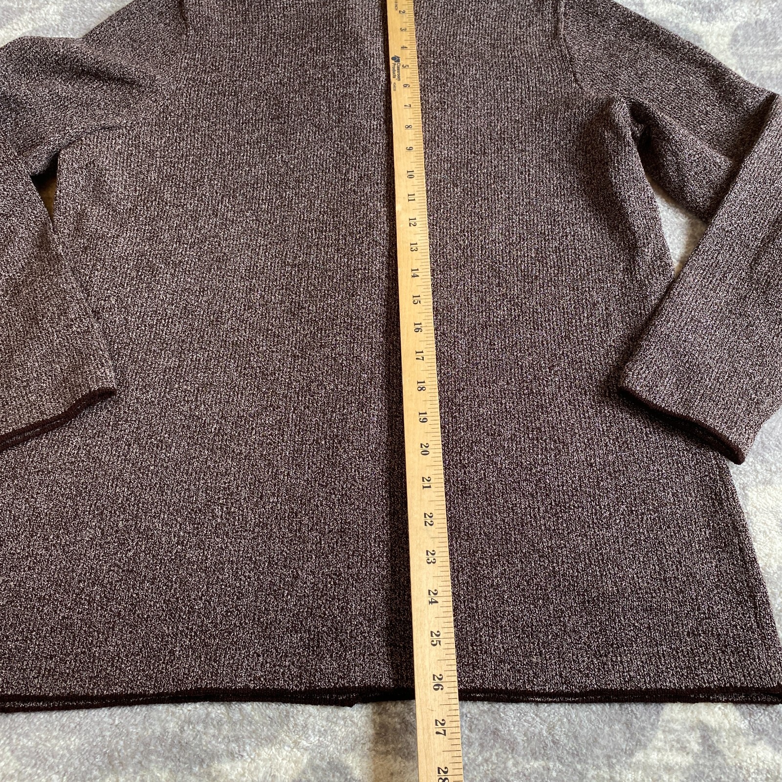 Vintage Don Sayres for Wellmore Wool Sweater Women’s Sz 10 Brown Gold Buttons