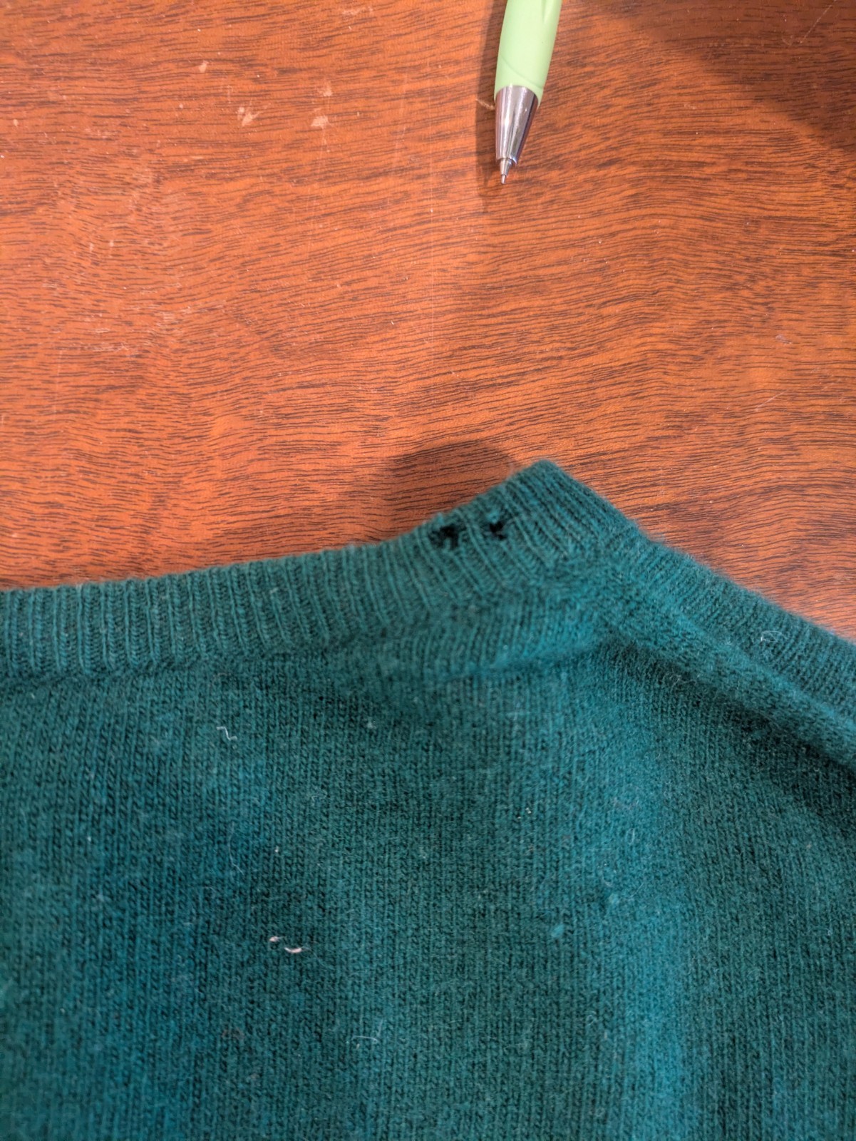 Pringle Made n Scotland Scotch House Vintage100% Cashmere Sweater Cardigan Green