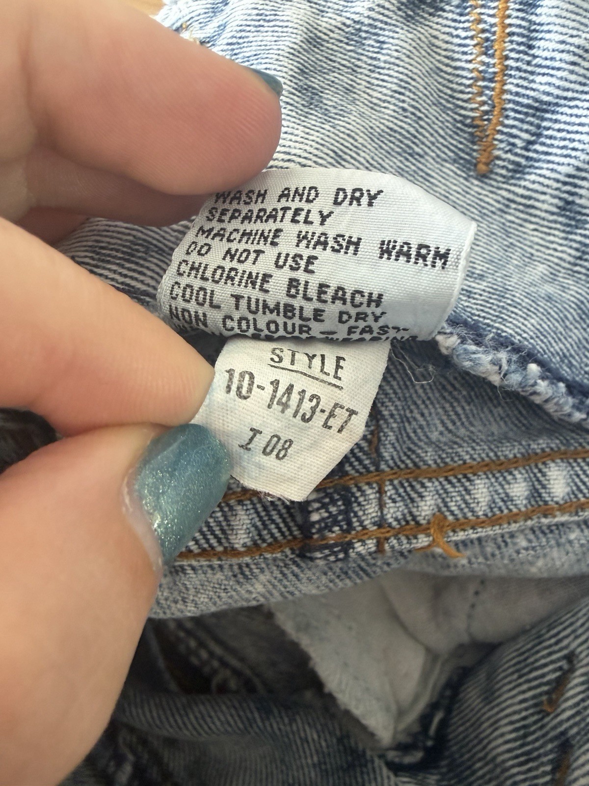 Vintage Jordache Jeans 80s Acid Wash Denim High Rise Tapered Sz 9/10 27″ Waist