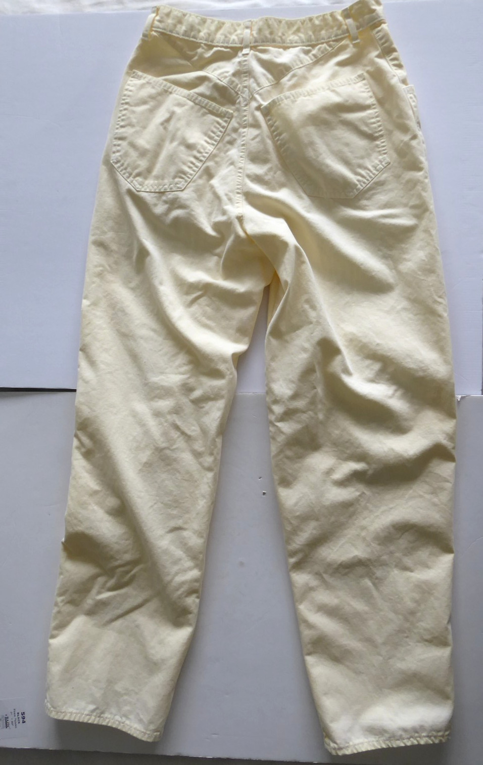 Vintage United Colors of Benetton Women Cotton Straight Leg Jeans, Size 42 W28″