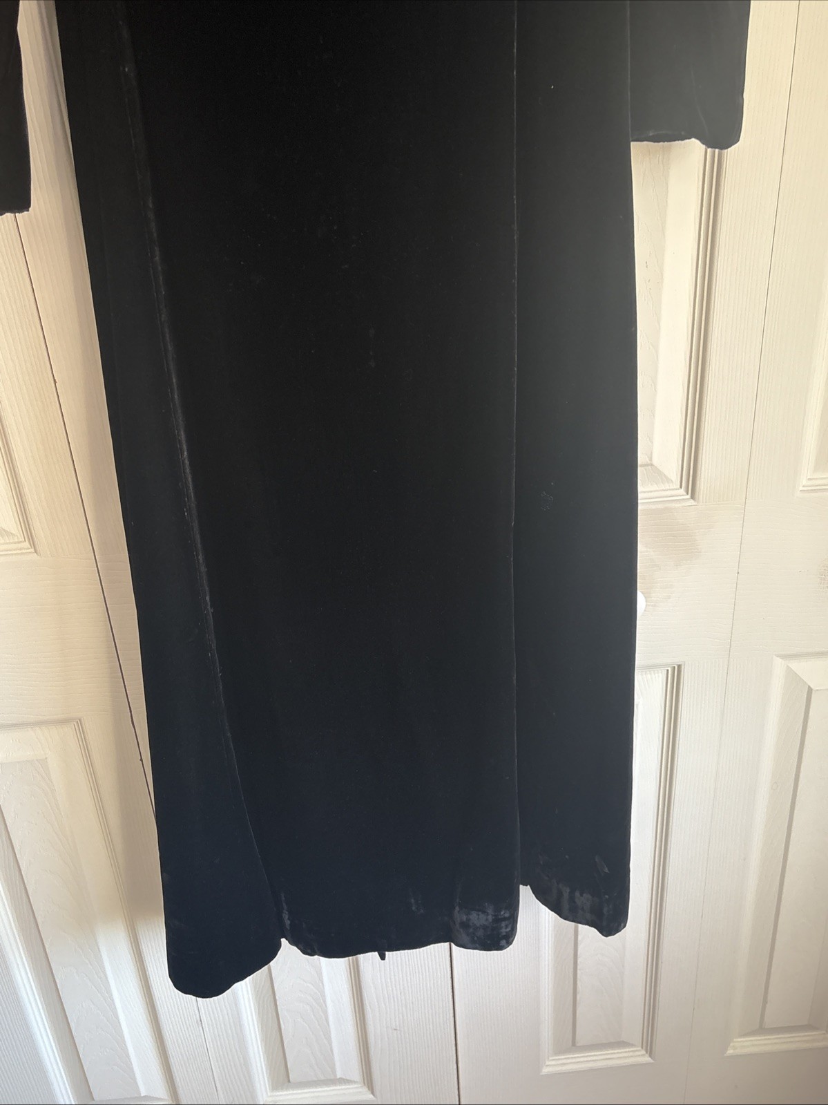 Russeks Antique Velvet Coat/ermine Collar. 1920-1930’s Opera Coat. FREE SHIP