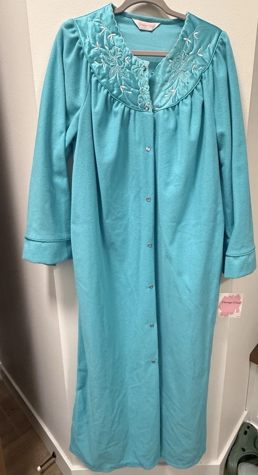 Carriage Court Sears Blue Nightgown Women’s M (12/14) Polyester NWT