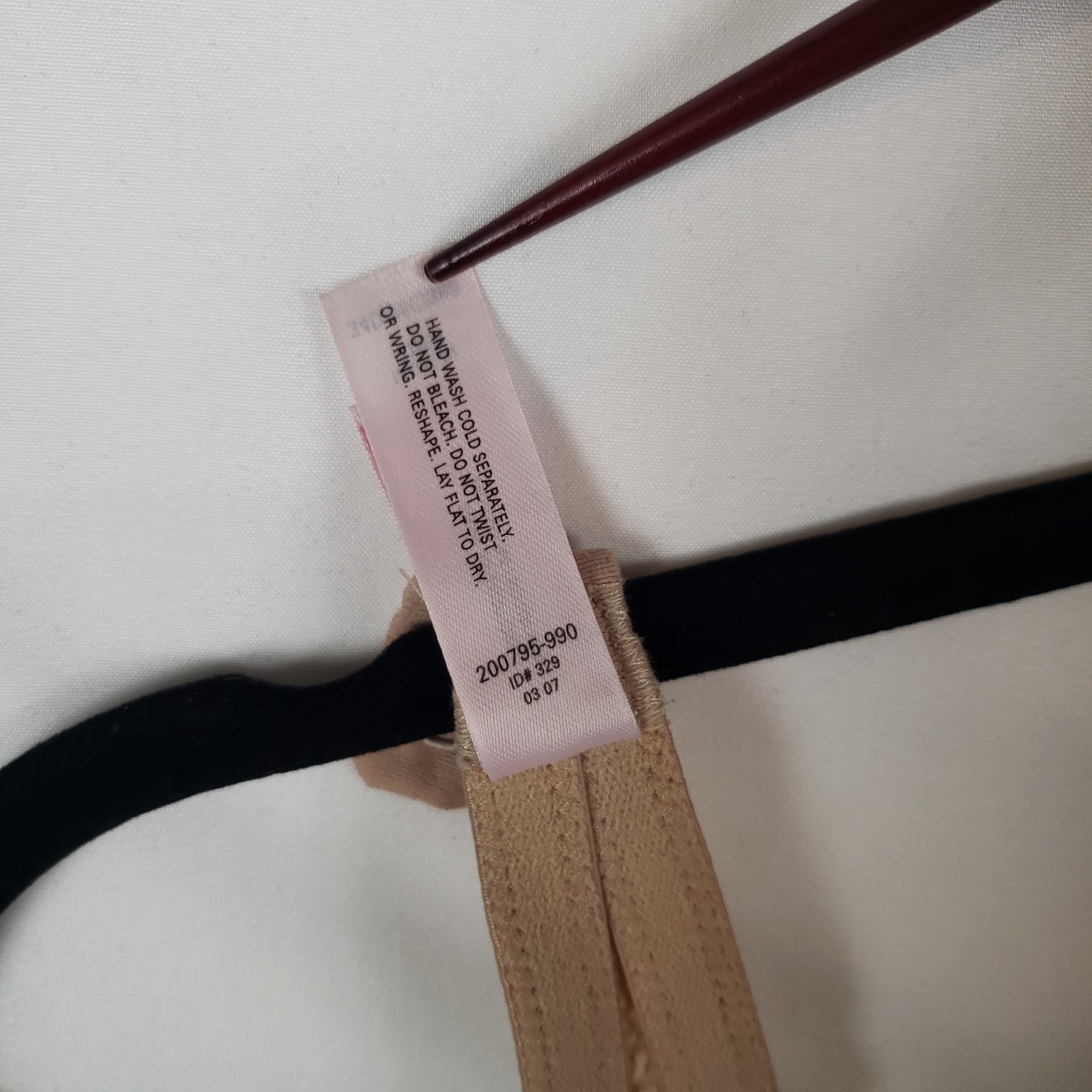 Vintage Victorias Secret Very Sexy Deep Plunge Bra 36C Push-Up Halter Y2K *Stain