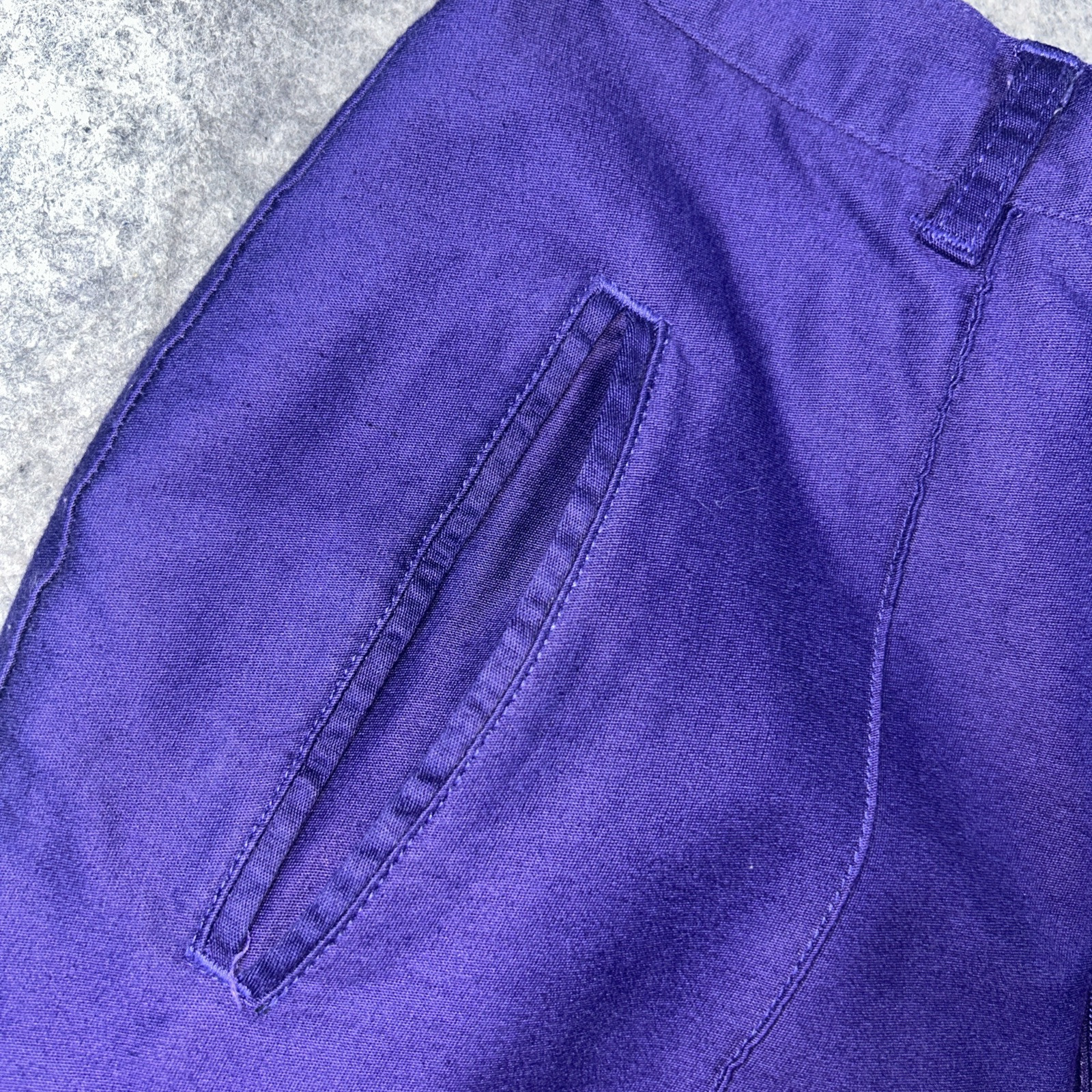 The Limited Stirrup Pants Size 8 Purple Rayon Blend Spandex Stretch Vintage 80s