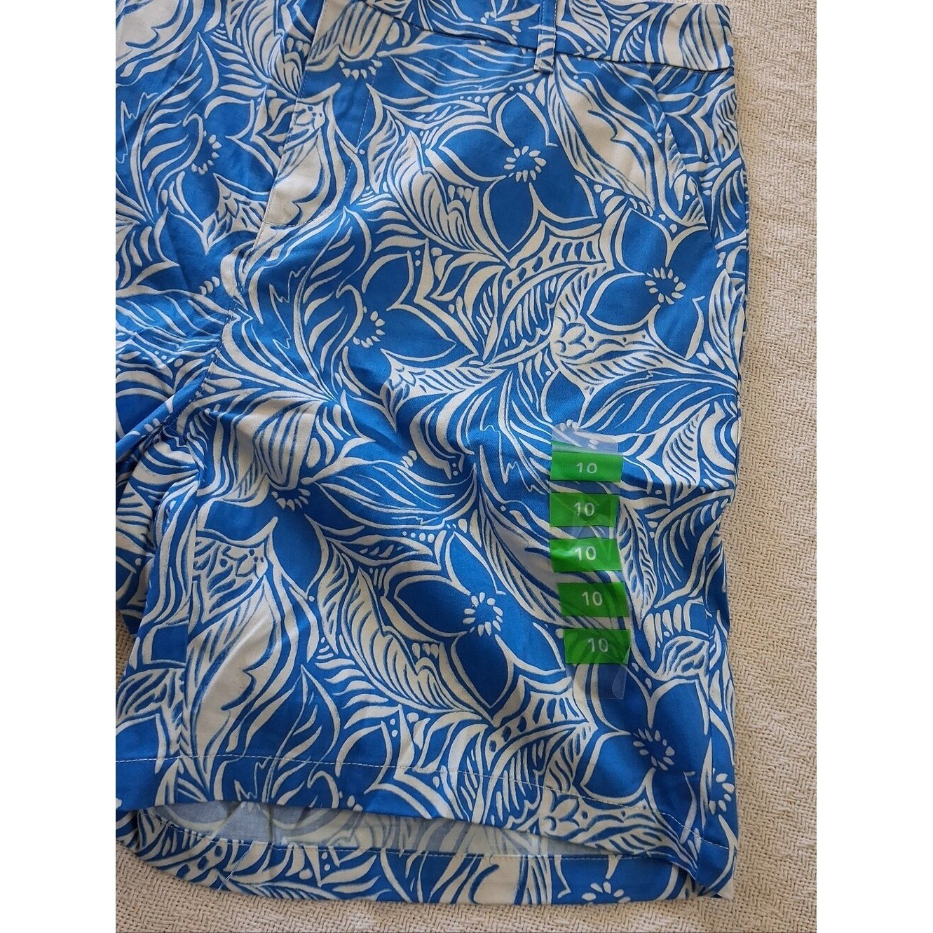 stella parker high waist floral shorts 10 beach summer lilly pulitzer preppy