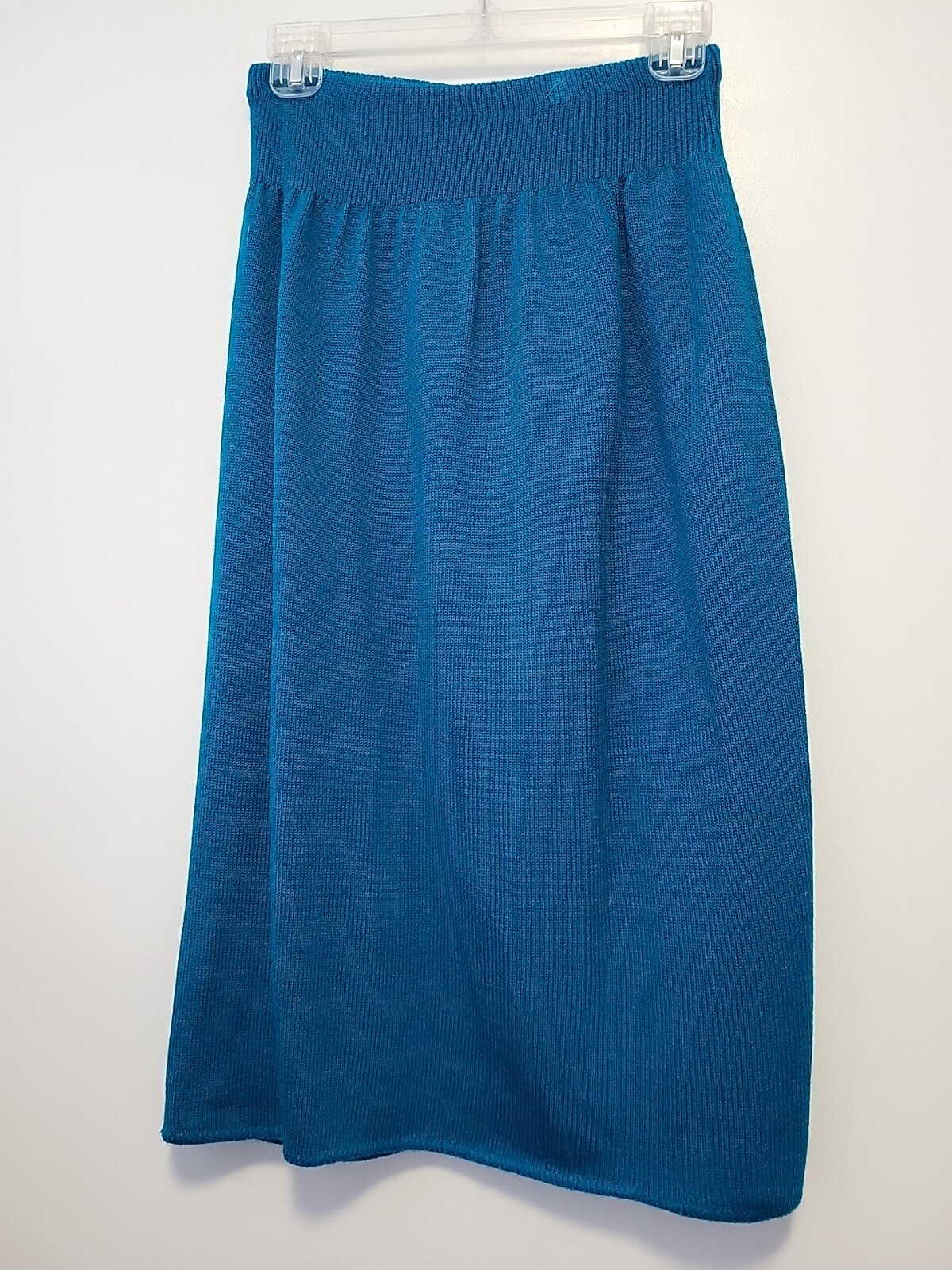 Vivanti Vintage 80s Sweater Skirt Set Teal & Purple Size 10