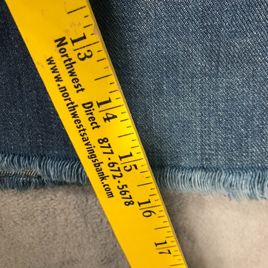 Vintage 50s Wrangler Blue Bell Sanforized Denim Bermuda Shorts Misses 16 (26″)