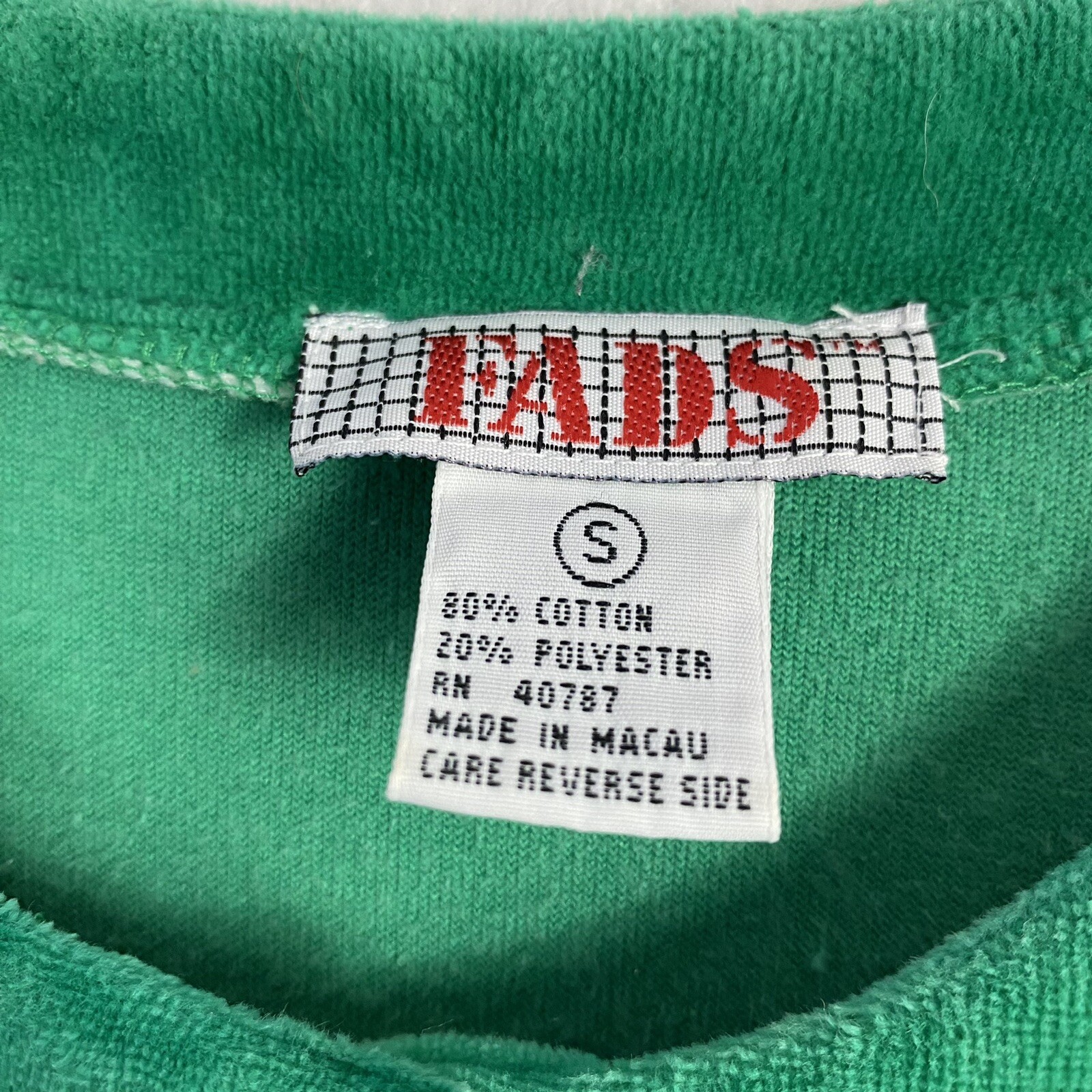 VTG Green Velour Jumpsuit Button Up Long Sleeve S 80s 90s Pockets High Rise