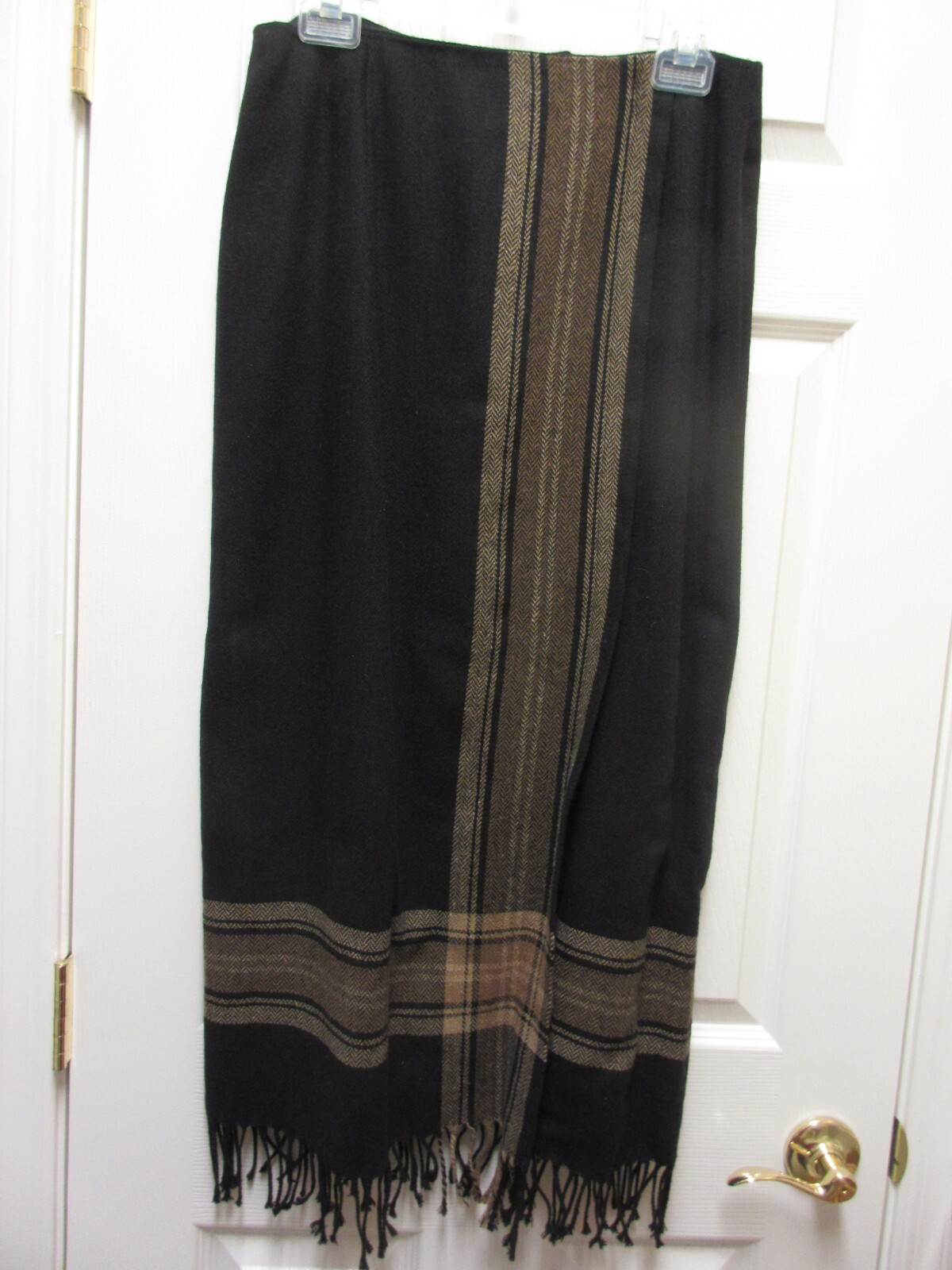 Vintage Field Manor Women’s Suit Set Black Wool Jacket S + Skirt 10