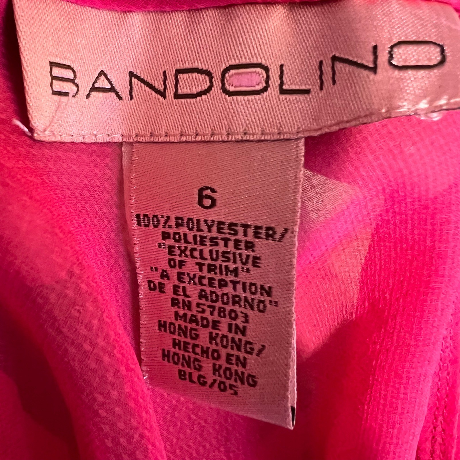 Vintage Bandolino Pink Sheer Chiffon Twin Set Lace Camisole Cardigan Y2K Size 6