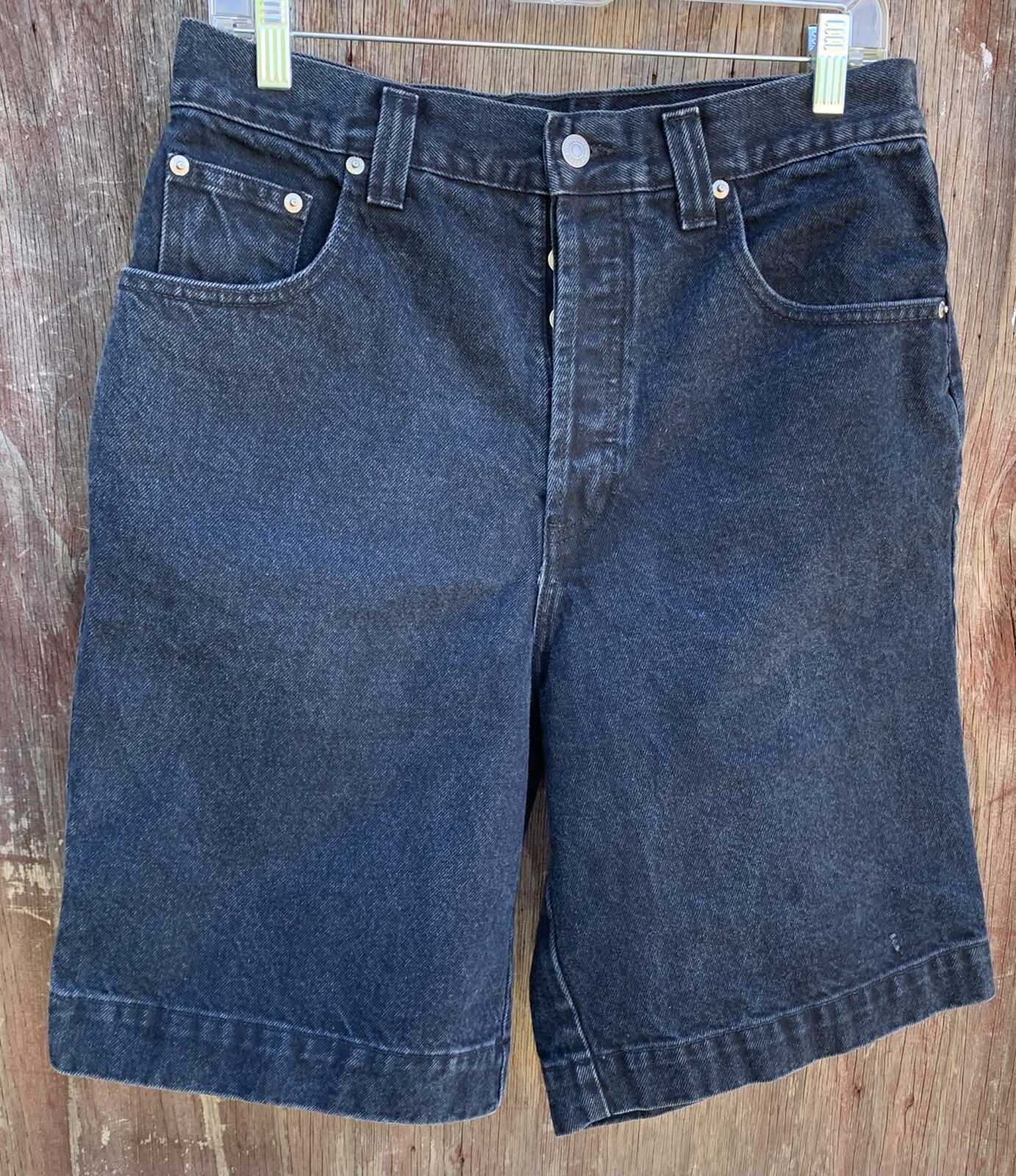 vintage Banana Republic Safari & Travel Clothing Co denim shorts Jorts Size 12