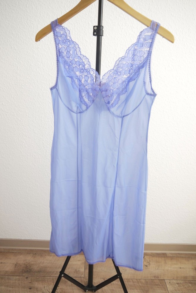 Negligee GDR women VEB knitted fashion vintage nightgown underskirt underskirt