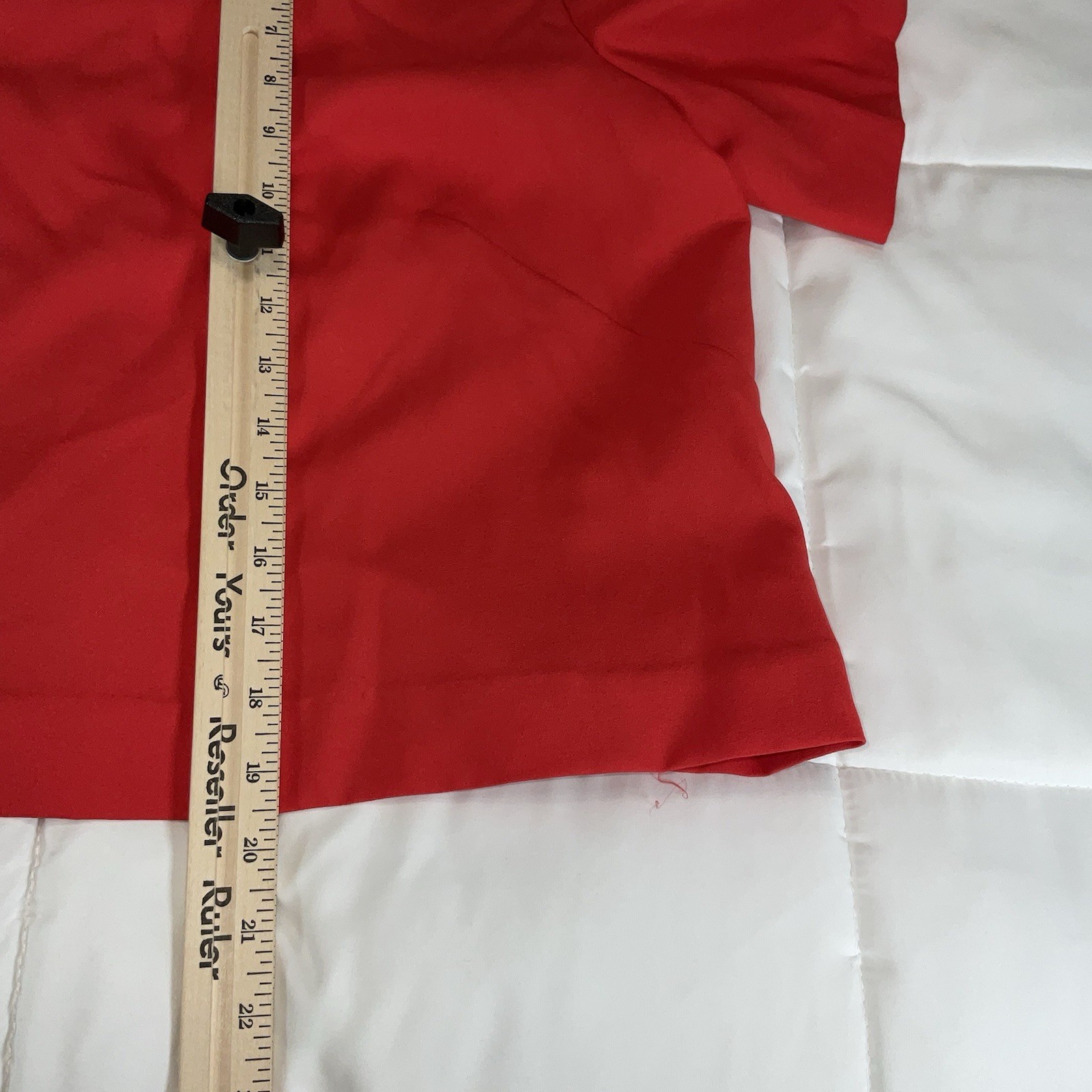 Vintage 60s 70s Handmade Womens 3 Pc Skirt Suit Red White Blue Plaid Gingham Mod