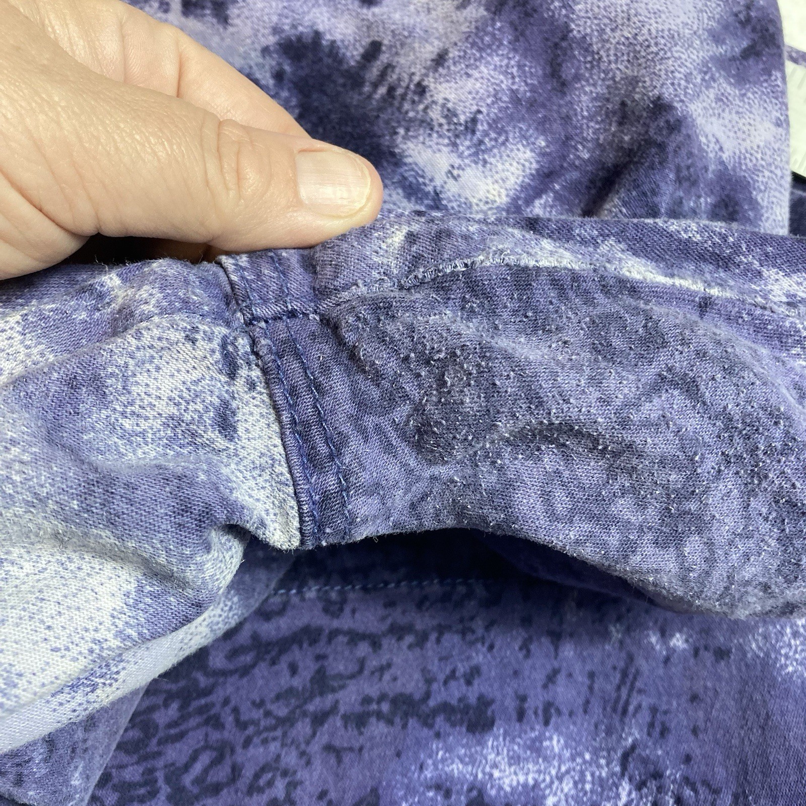 VTG Purple Crest Denim Jacket Jeans Set 90s Stretch Sz 2X -20 Acid Wash Urban