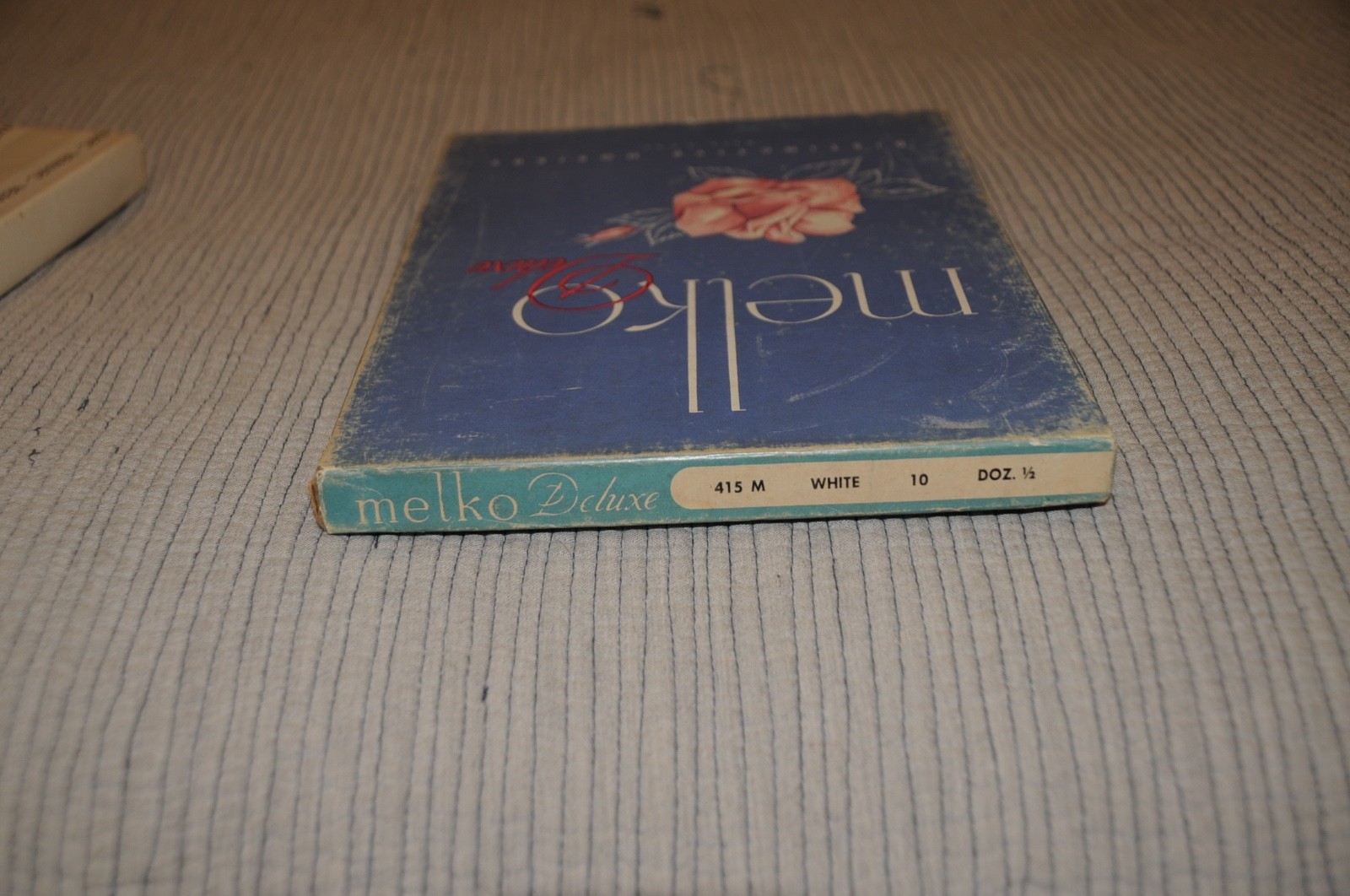 Vintage Melko Nylon Stockings Size 10 M 6 Pair, Navy