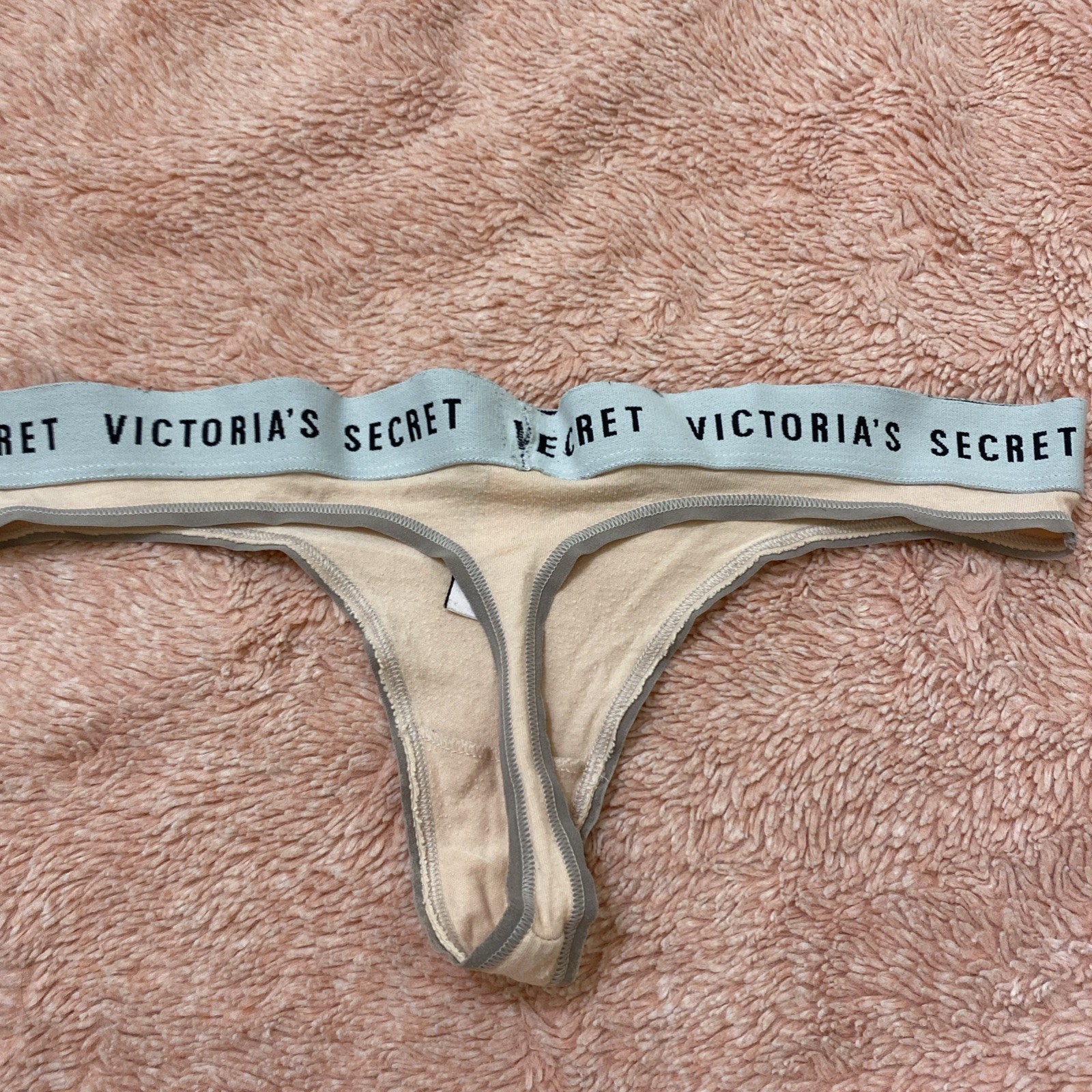 Vintage PINk/ Victoria’S Secrets Thong/string PANTIES#4432
