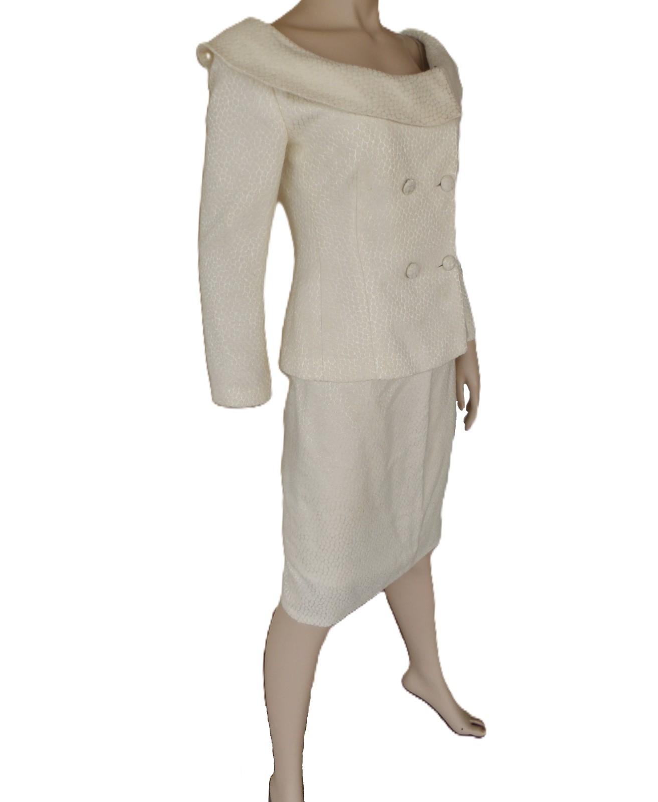 Mackie by Bob Mackie Formal Evening Dress Suit Jacket Skirt Vintage Sz 6 S Fairy