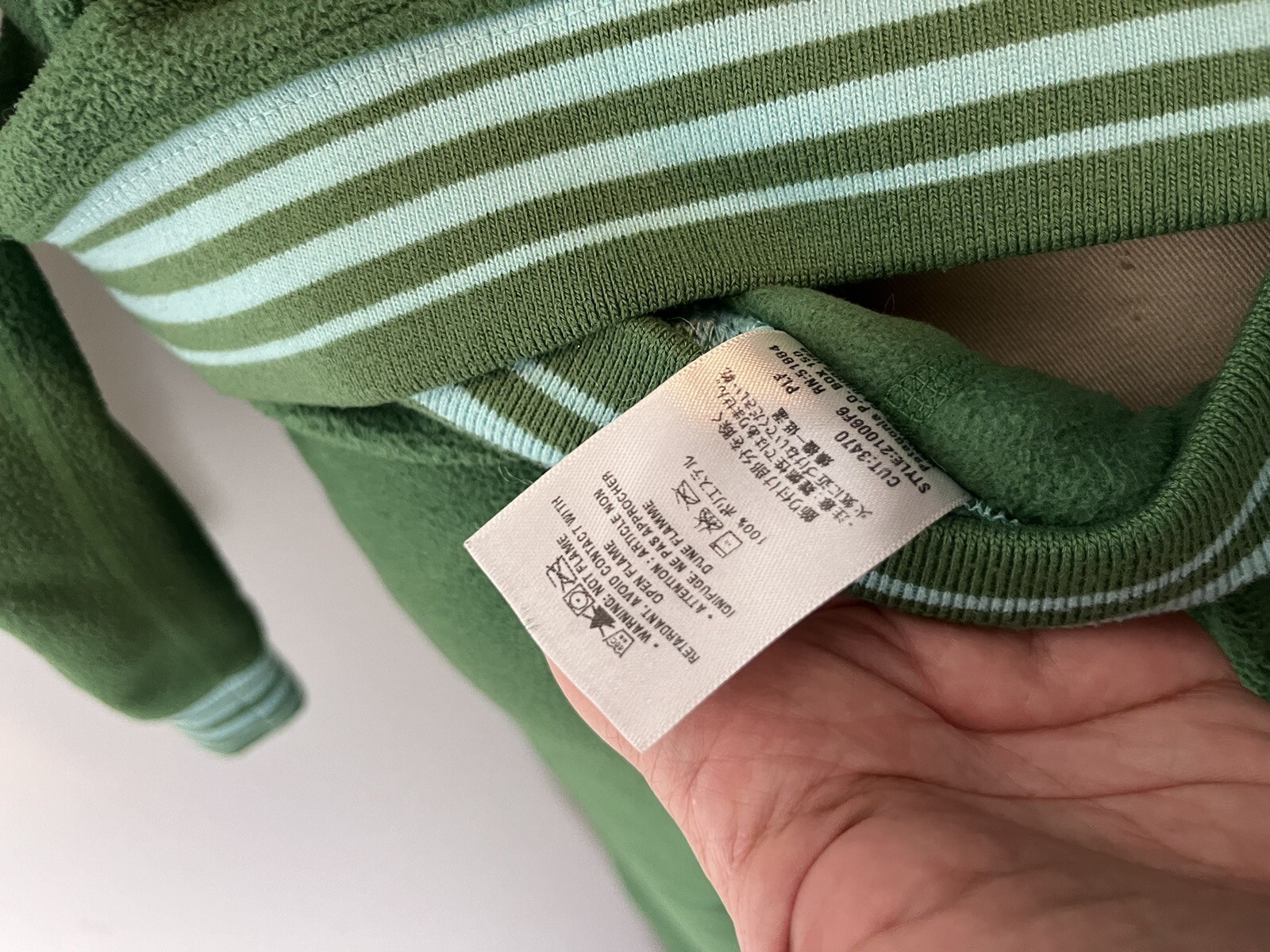 Vintage Patagonia Rhythm Fleece Hoodie Pant Set Small Green Blue Y2K Rare HTF
